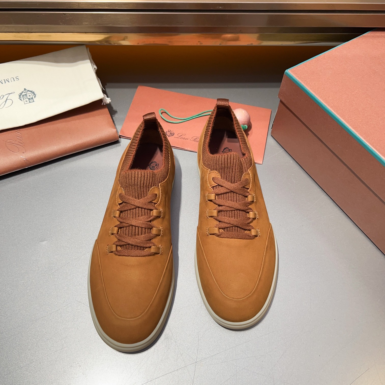 LP Home Nuevos Productos Loro Pian* Noyo* Flutterby Soho Walk Men's Sneakers Precio Oficial RMB , Es