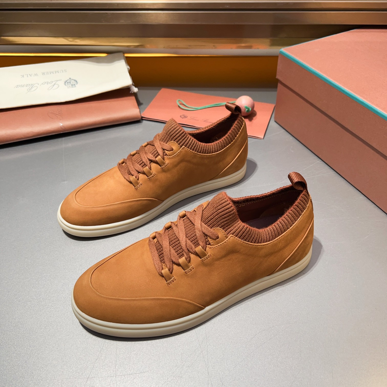 LP Home Nuevos Productos Loro Pian* Noyo* Flutterby Soho Walk Men's Sneakers Precio Oficial RMB , Es