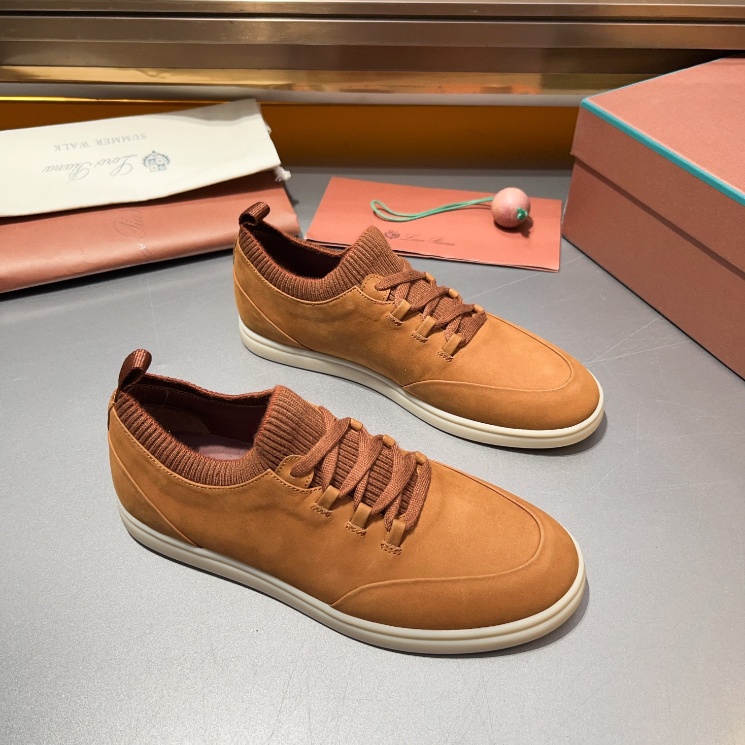 LP Home Nuevos Productos Loro Pian* Noyo* Flutterby Soho Walk Men's Sneakers Precio Oficial RMB , Es