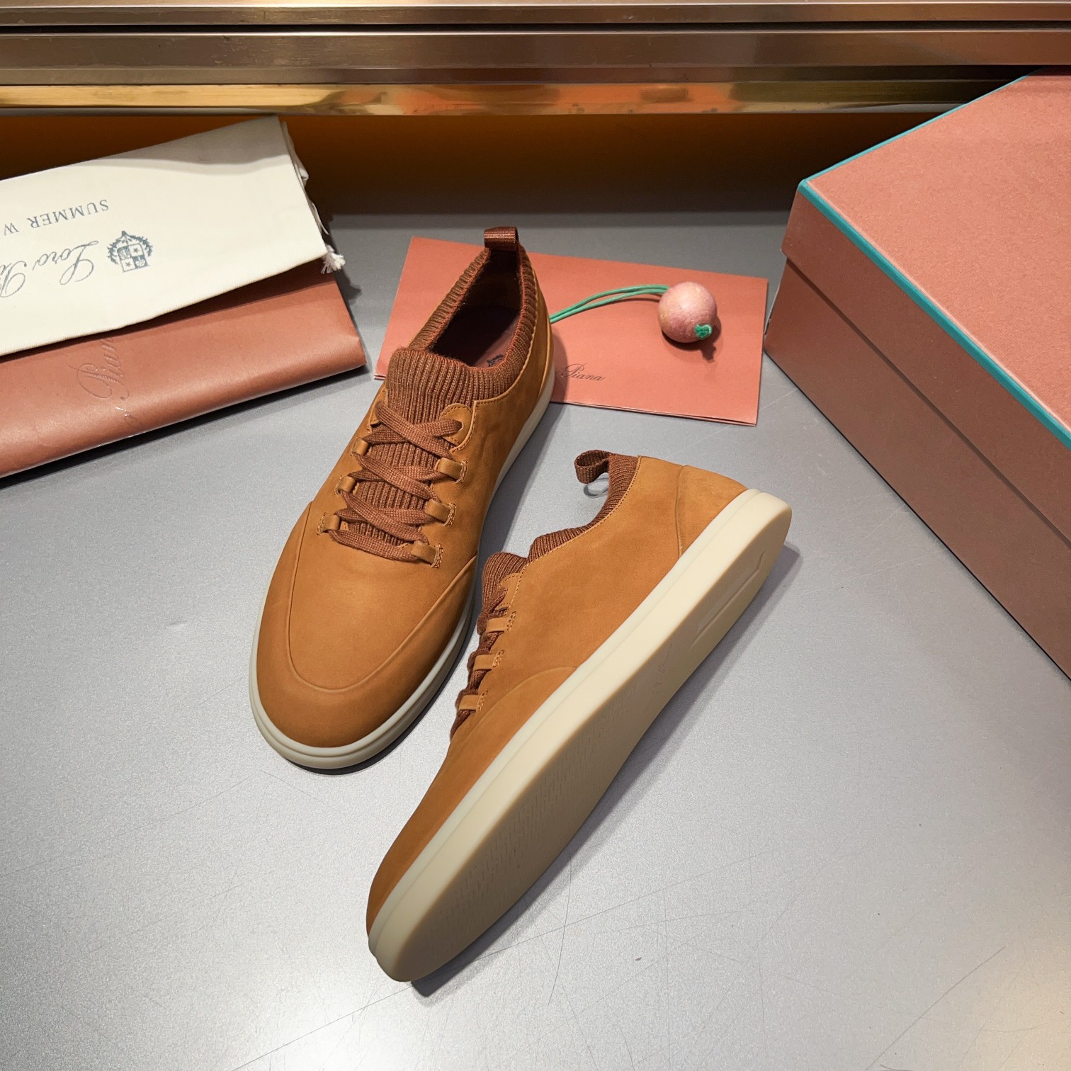 LP Home Nuevos Productos Loro Pian* Noyo* Flutterby Soho Walk Men's Sneakers Precio Oficial RMB , Es
