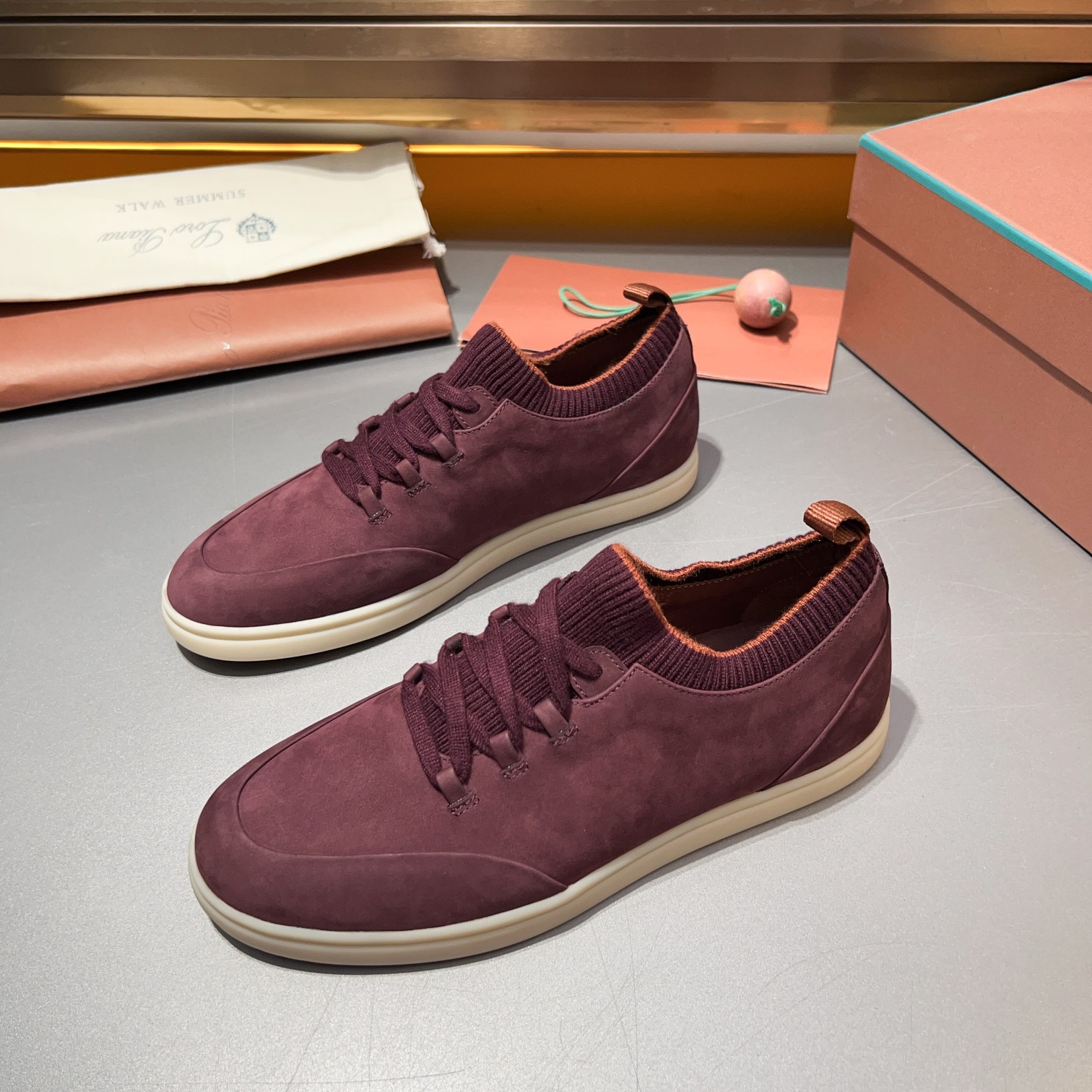 LP Home Nuevos Productos Loro Pian* Noyo* Flutterby Soho Walk Men's Sneakers Precio Oficial RMB , Es
