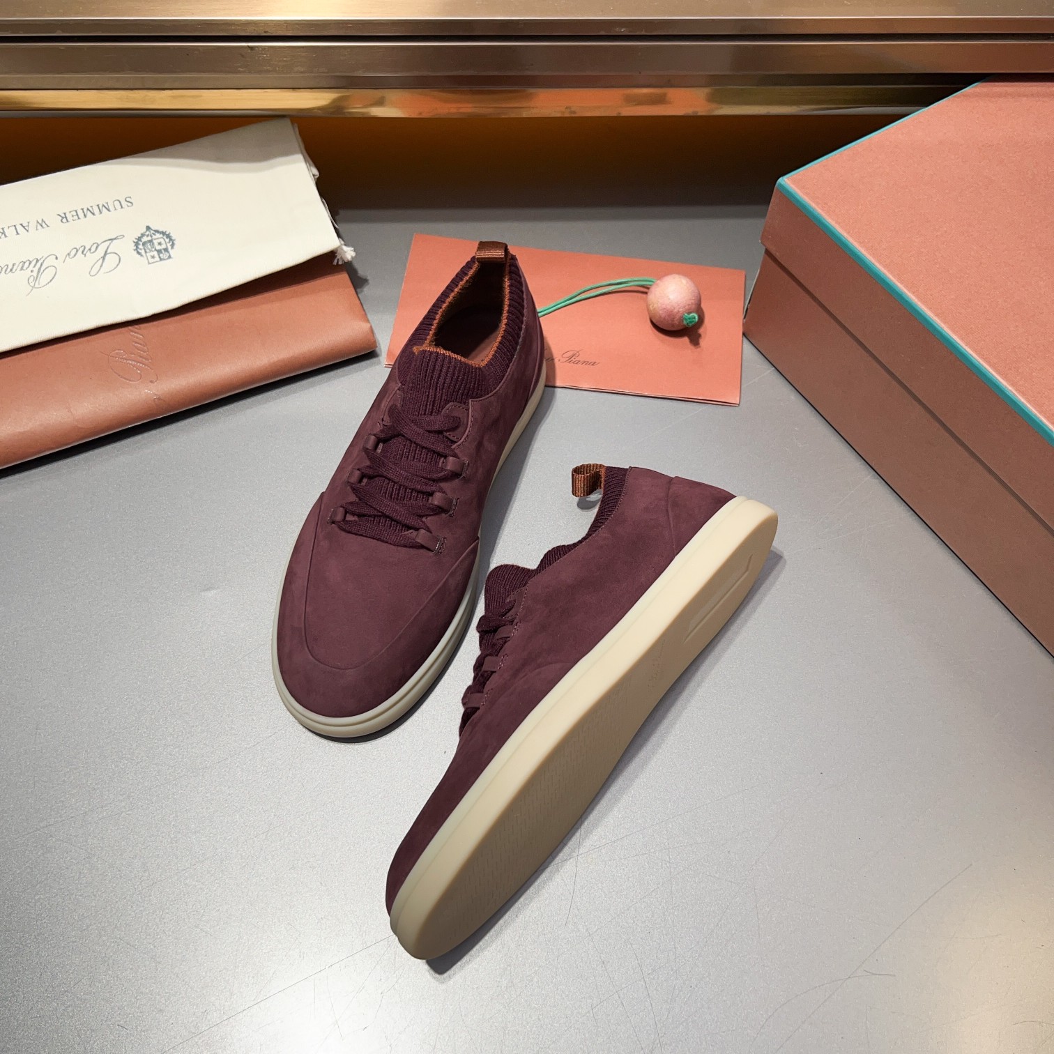 LP Home Nuevos Productos Loro Pian* Noyo* Flutterby Soho Walk Men's Sneakers Precio Oficial RMB , Es
