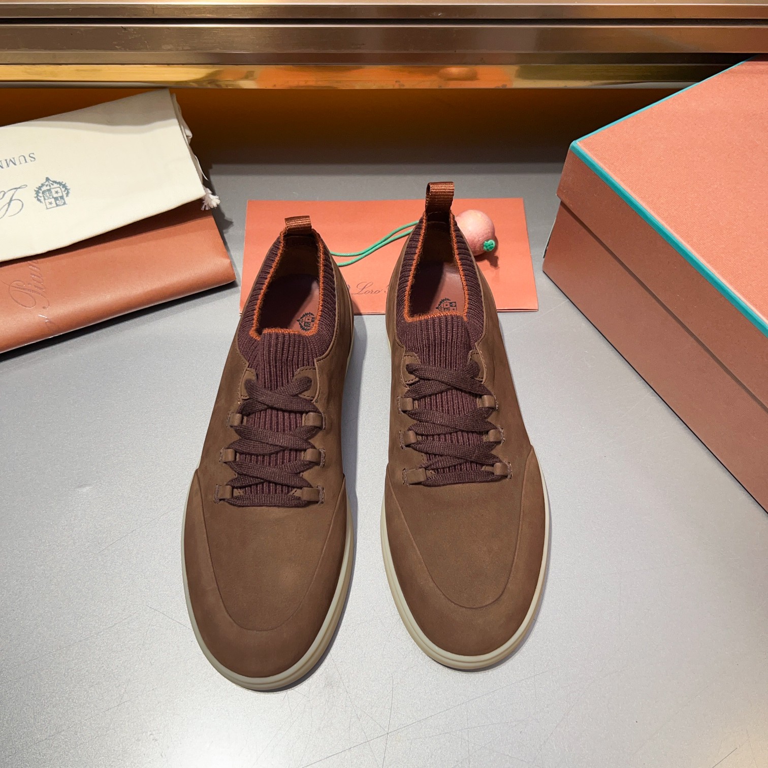 LP Home Nuevos Productos Loro Pian* Noyo* Flutterby Soho Walk Men's Sneakers Precio Oficial RMB , Es