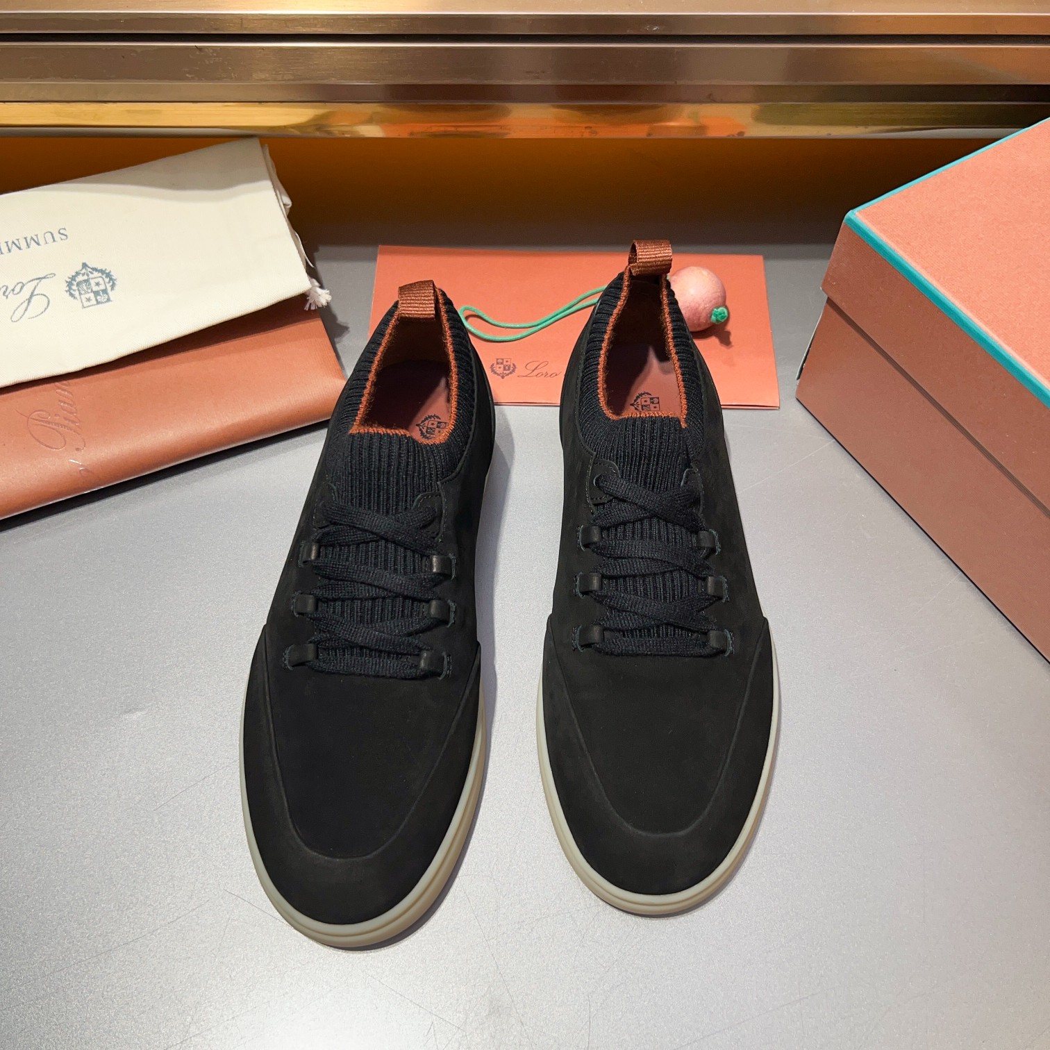 LP Home Nuevos Productos Loro Pian* Noyo* Flutterby Soho Walk Men's Sneakers Precio Oficial RMB , Es