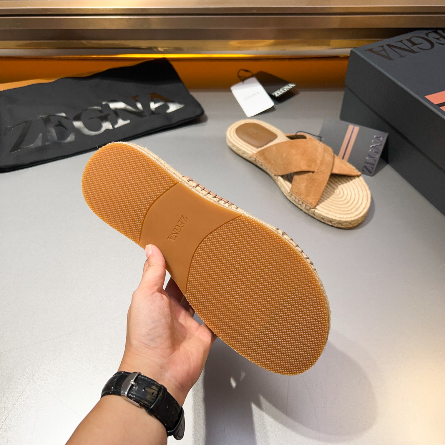 ErmenegildoZegna Zegna Zegna zapatillas 2024 Wu Lei estrella con los mismos modelos ‼ primavera y ve