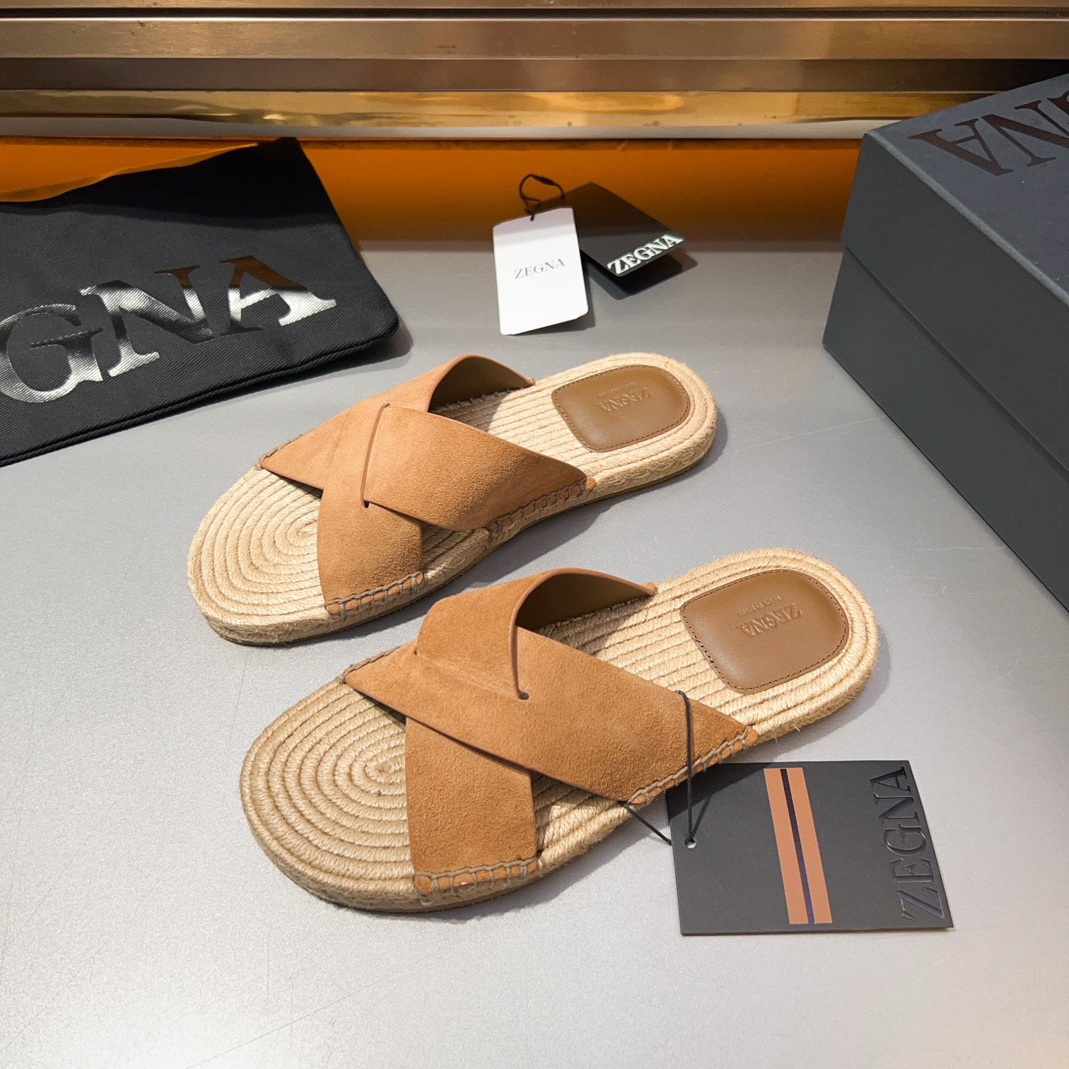 ErmenegildoZegna Zegna Zegna zapatillas 2024 Wu Lei estrella con los mismos modelos ‼ primavera y ve