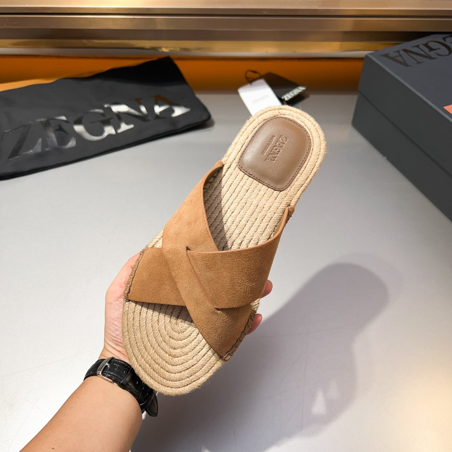 ErmenegildoZegna Zegna Zegna zapatillas 2024 Wu Lei estrella con los mismos modelos ‼ primavera y ve