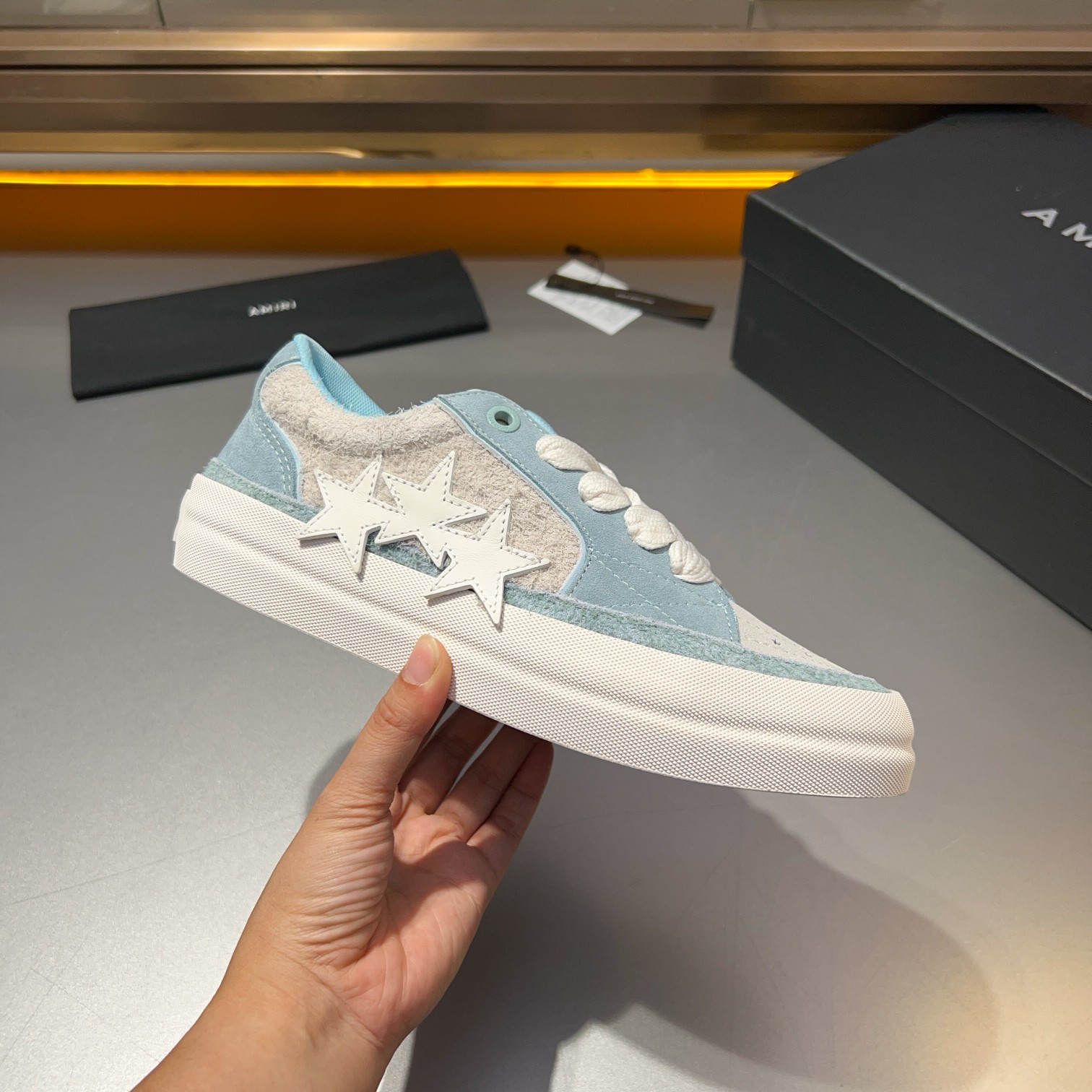 2Amiri zapatos de hueso nuevo color a juego zapatos deportivos casuales de bajo tablero, modelos de 