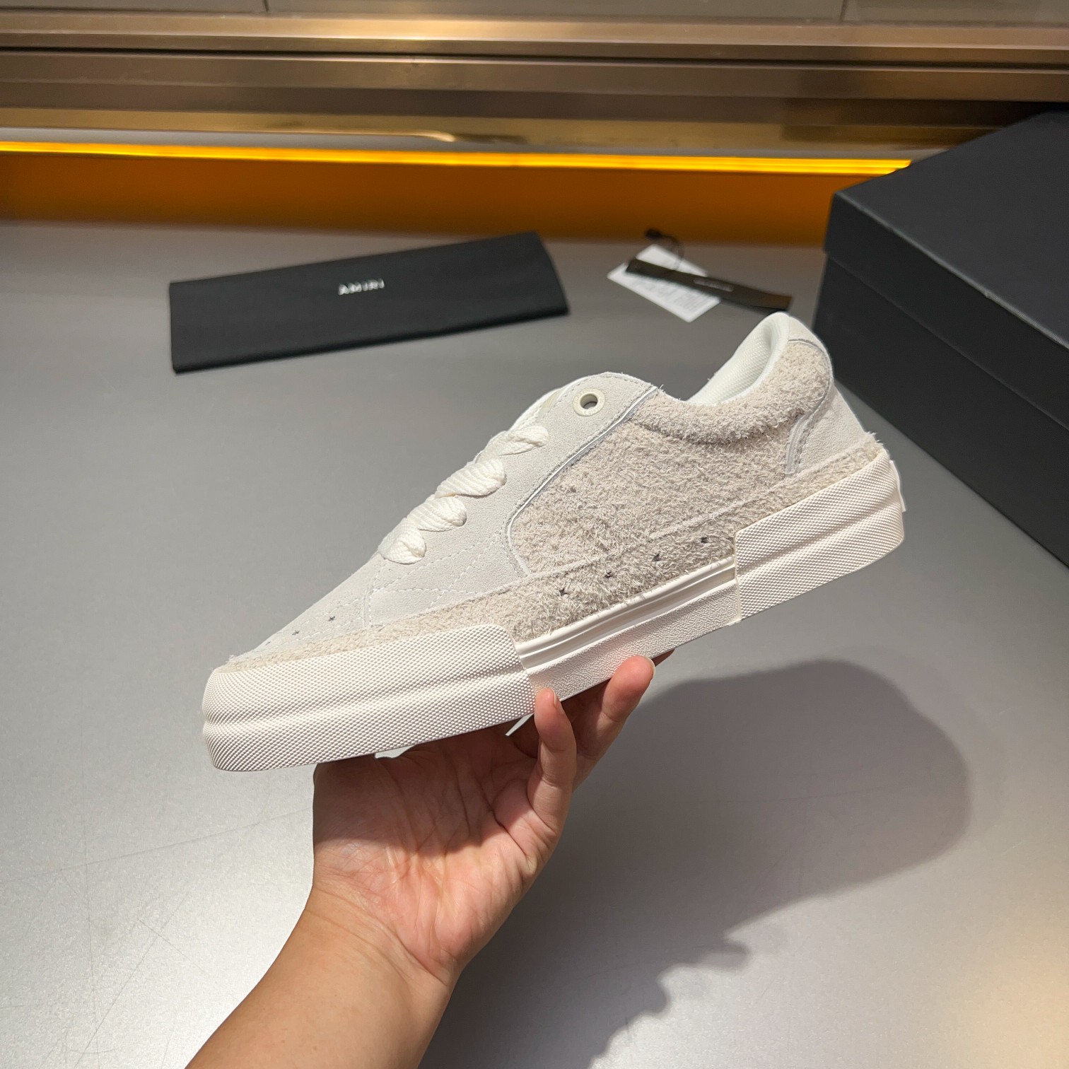 2Amiri zapatos de hueso nuevo color a juego zapatos deportivos casuales de bajo tablero, modelos de 