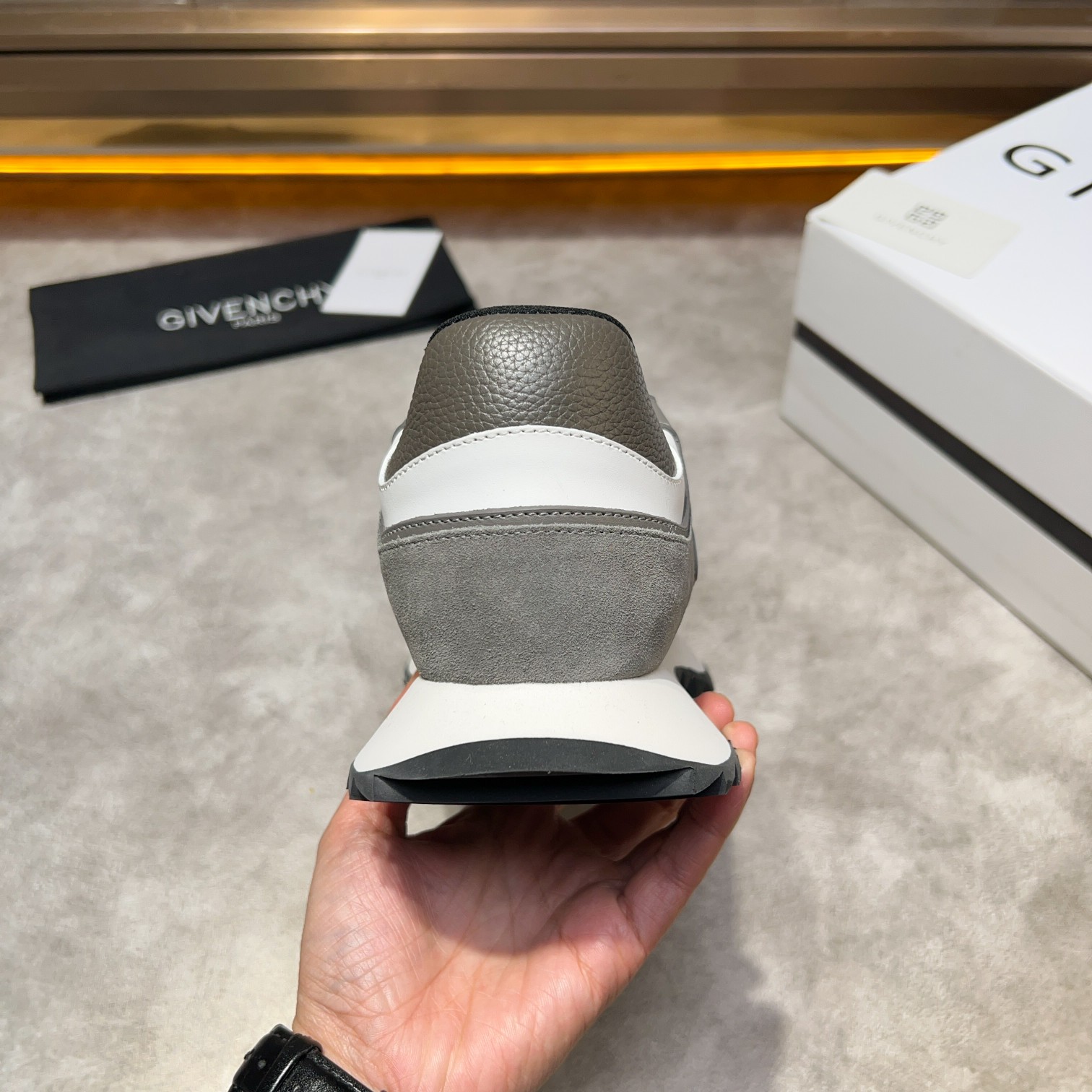 Givenchy Men's GIV 1 Leather & Fabric Sneakers - Elevated Style & Comfort 8 a1733918308455 5405