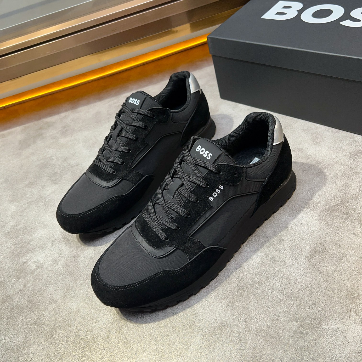 BOSS Men's Black Sneakers - Imported Materials, Comfortable Fit, Sizes 38-44 3 a1734131443859 5642