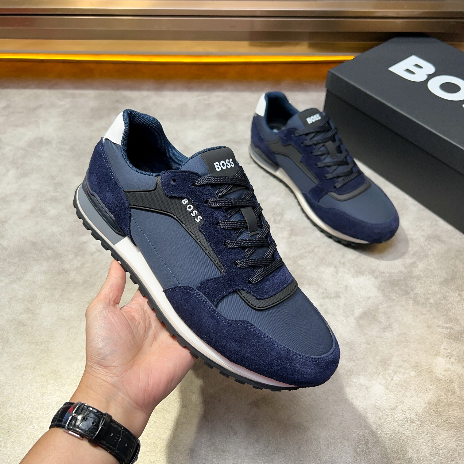 BOSS Men's Stylish Sneakers, Comfortable Fit, Sizes 38-44 - Limited Edition 4 a1734131456793 6304