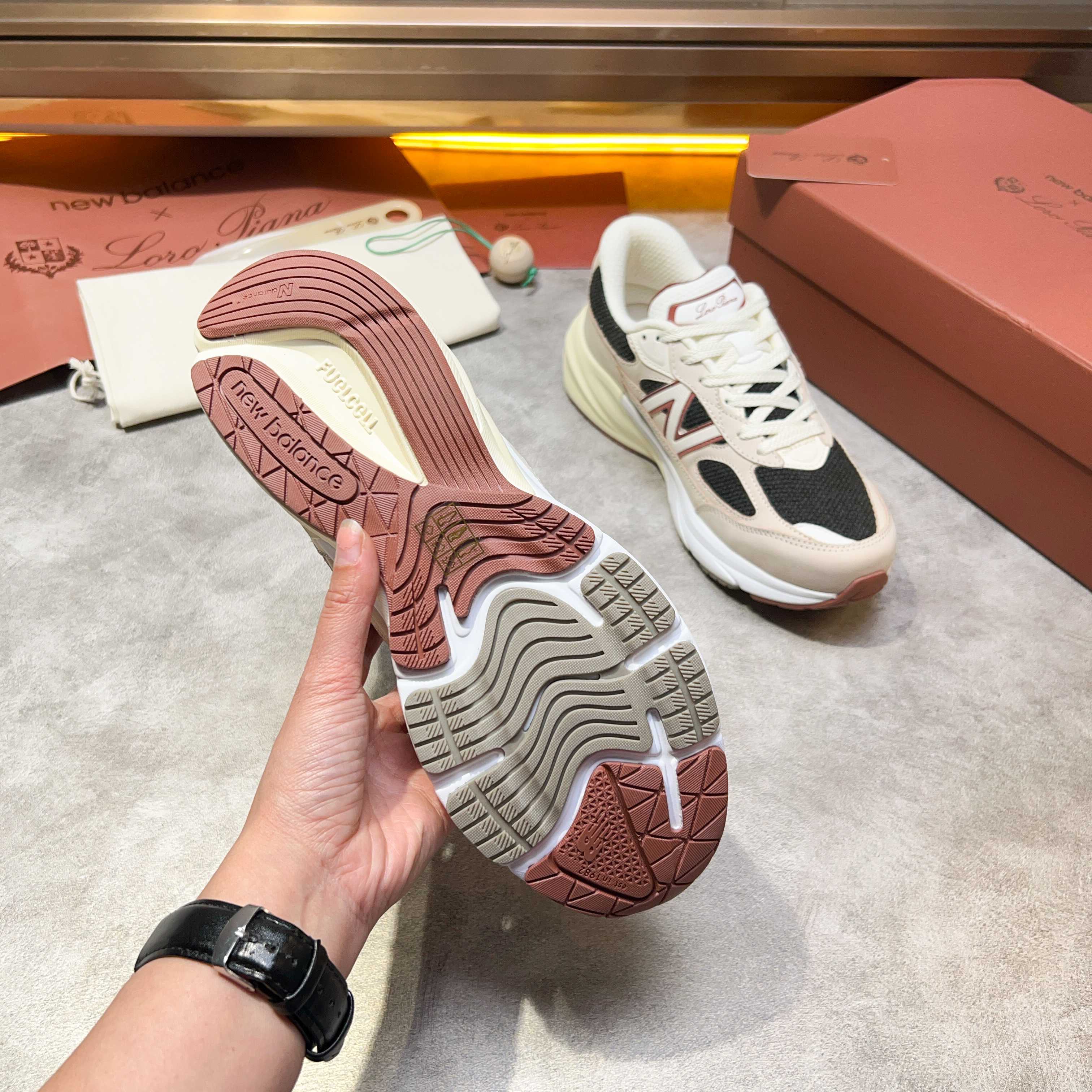 Loro Piana Four Seasons Walking Athletic Men's Shoes LP Jogging Shoes (Dongguan Production OEM Origi
