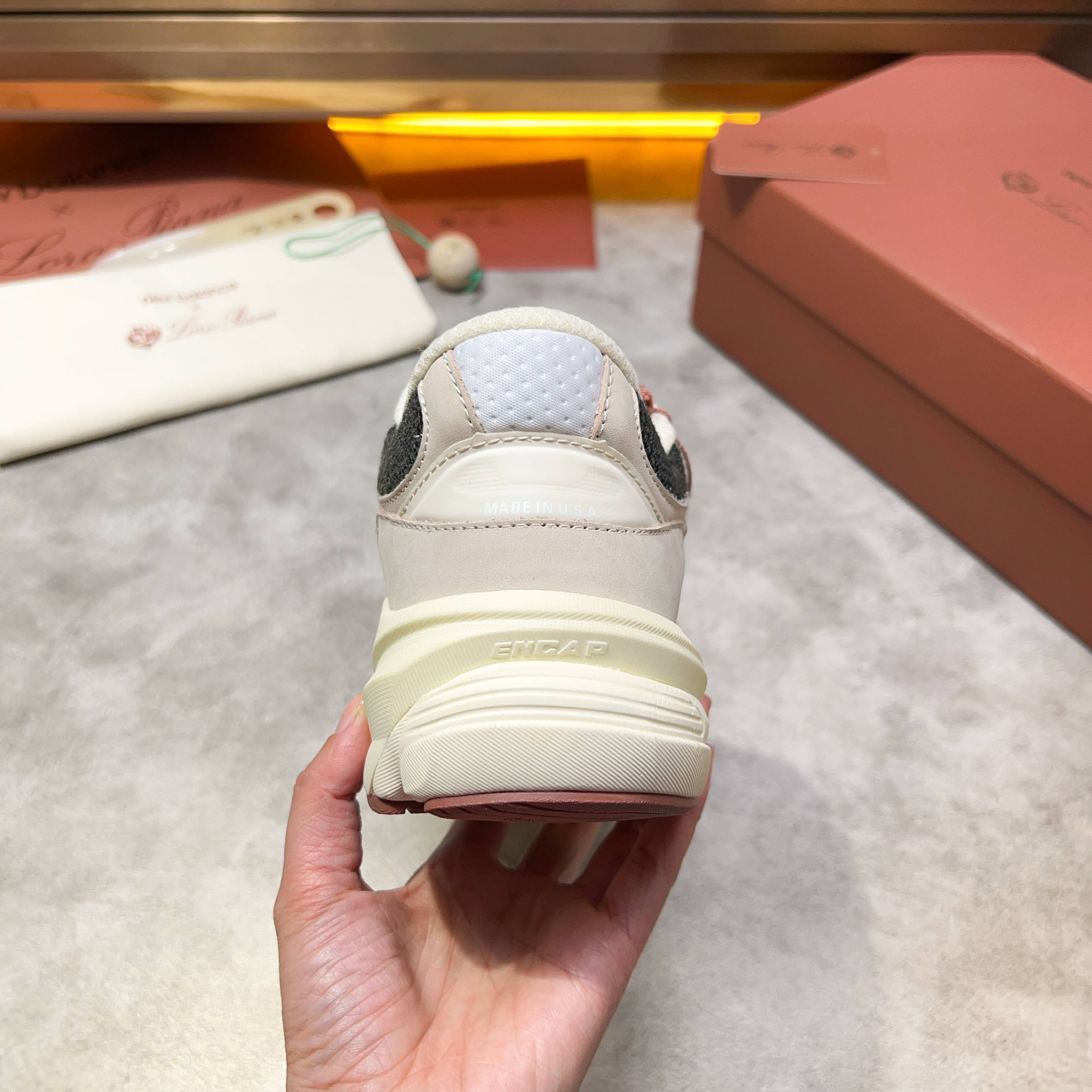 Loro Piana Four Seasons Walking Athletic Men's Shoes LP Jogging Shoes (Dongguan Production OEM Origi
