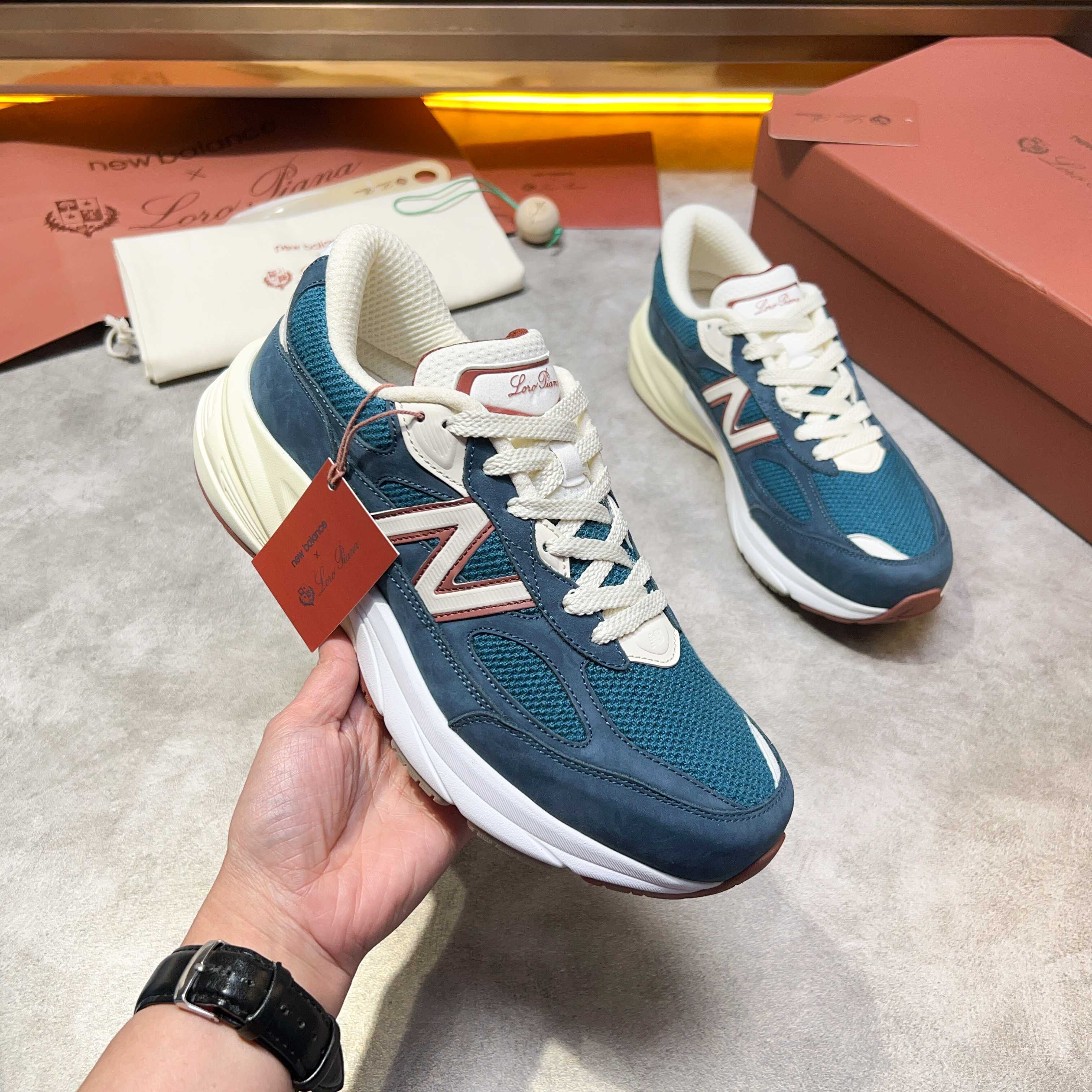 Loro Piana Four Seasons Walking Athletic Men's Shoes LP Jogging Shoes (Dongguan Production OEM Origi