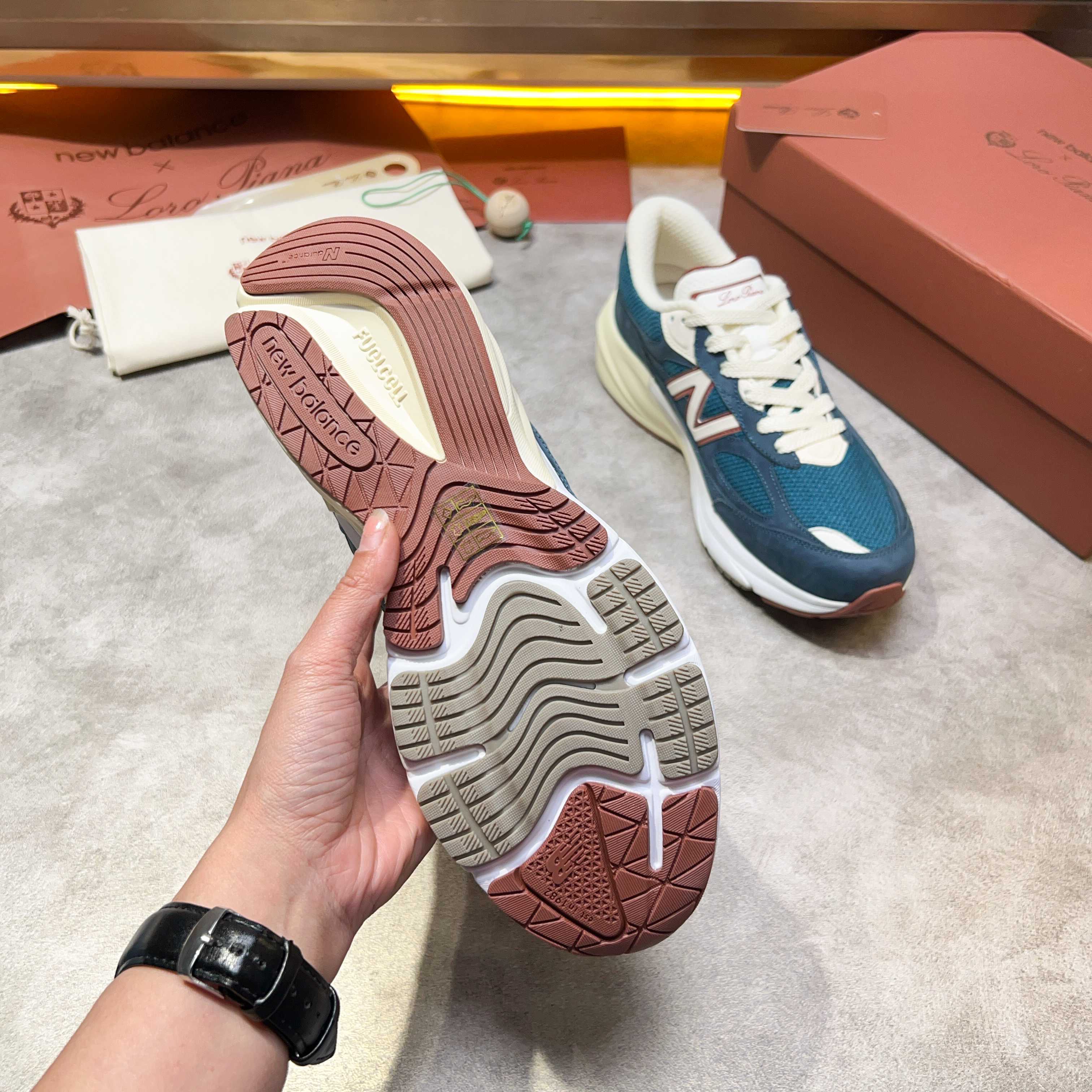 Loro Piana Four Seasons Walking Athletic Men's Shoes LP Jogging Shoes (Dongguan Production OEM Origi