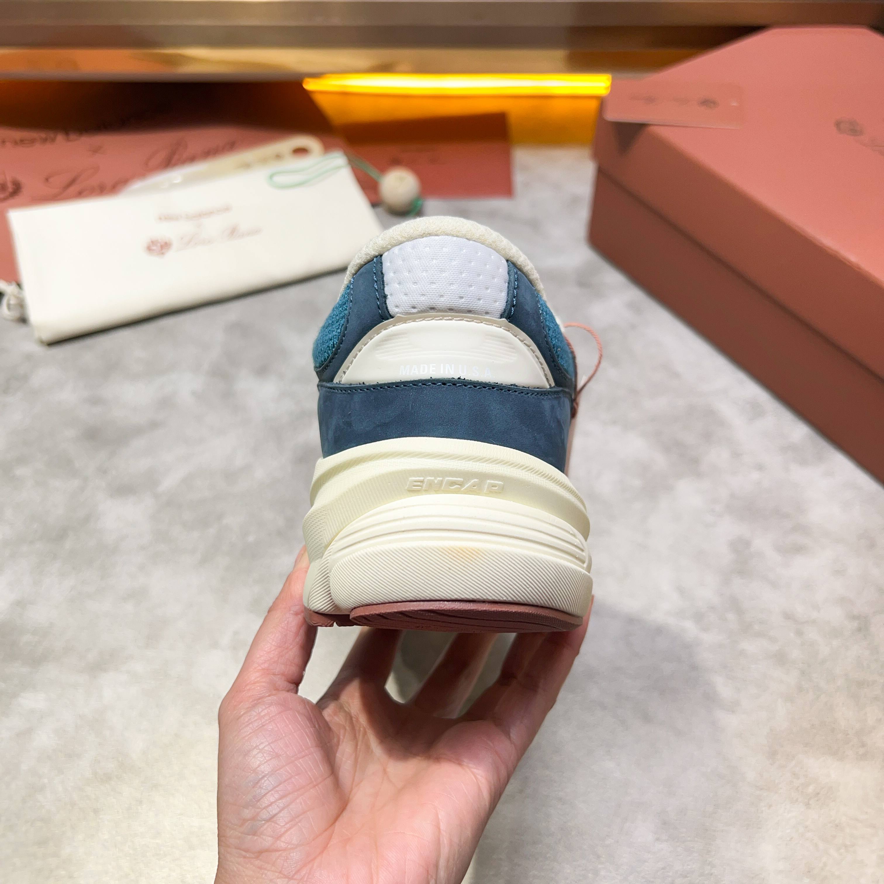 Loro Piana Four Seasons Walking Athletic Men's Shoes LP Jogging Shoes (Dongguan Production OEM Origi