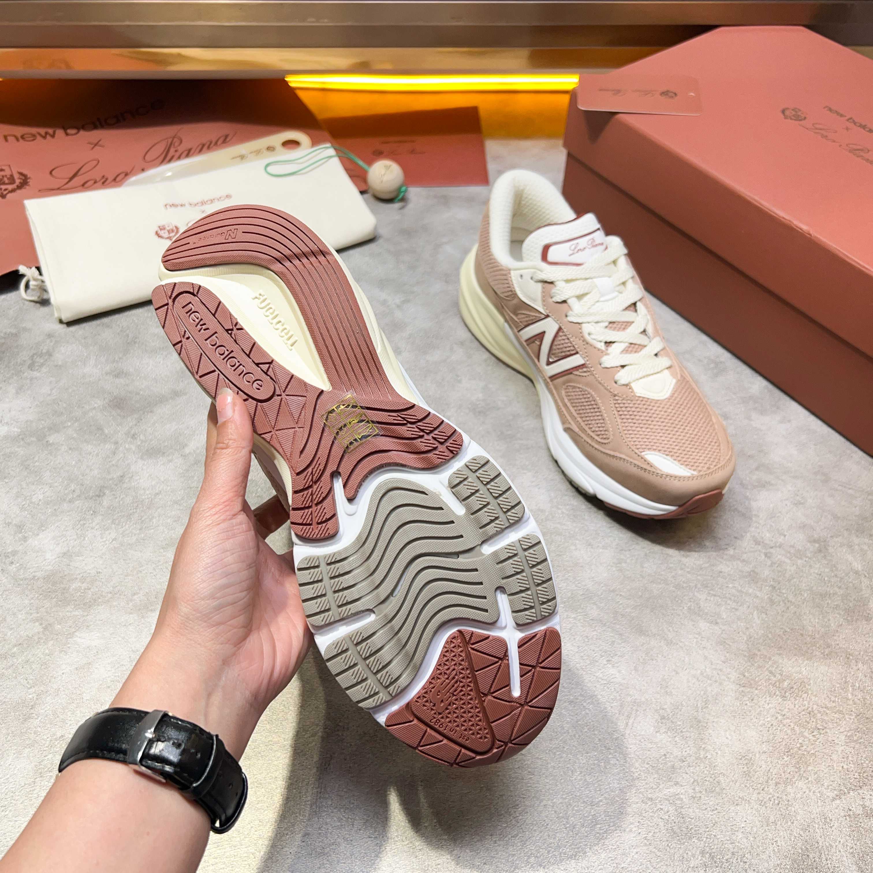 Loro Piana Four Seasons Walking Athletic Men's Shoes LP Jogging Shoes (Dongguan Production OEM Origi