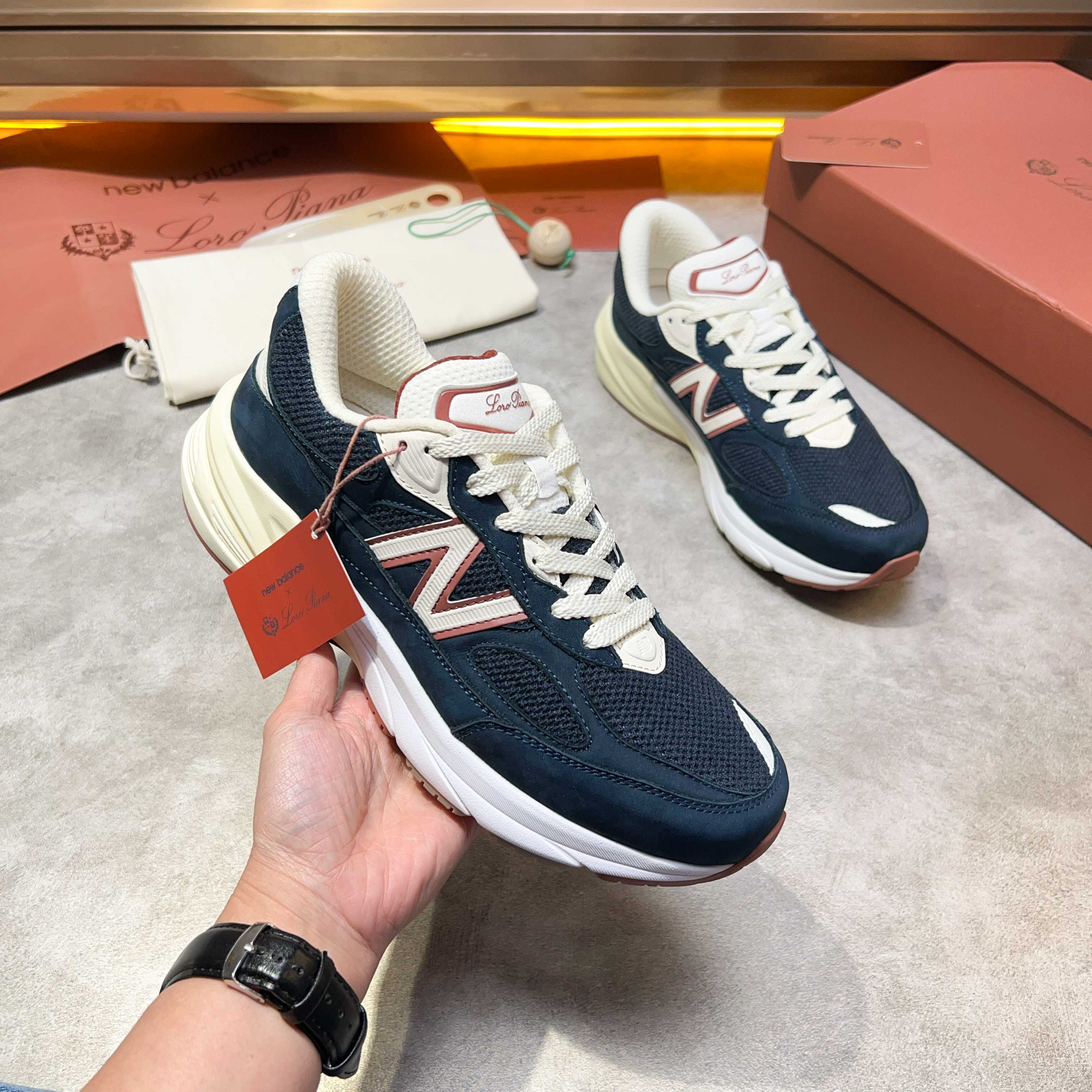 Loro Piana Four Seasons Walking Athletic Men's Shoes LP Jogging Shoes (Dongguan Production OEM Origi
