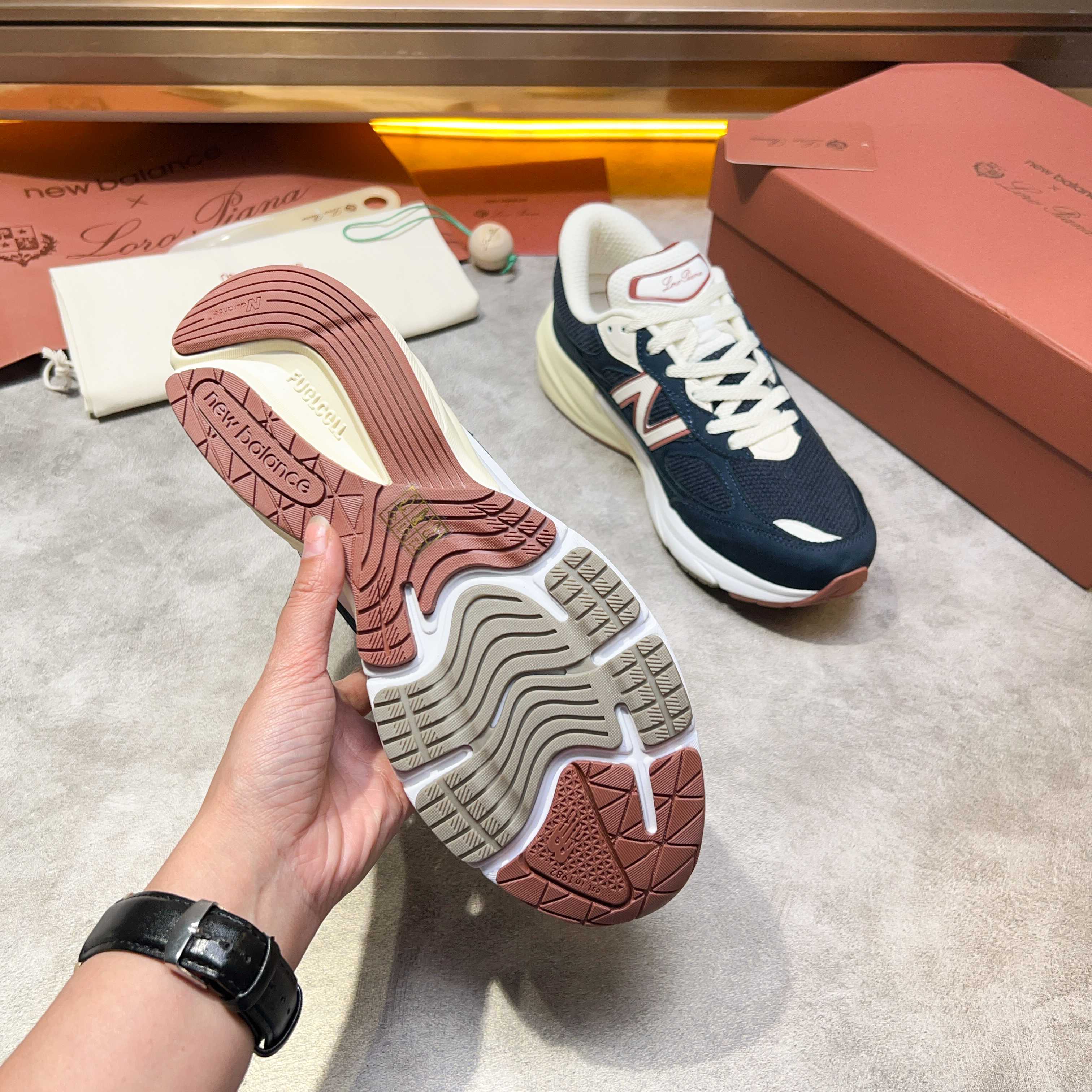 Loro Piana Four Seasons Walking Athletic Men's Shoes LP Jogging Shoes (Dongguan Production OEM Origi