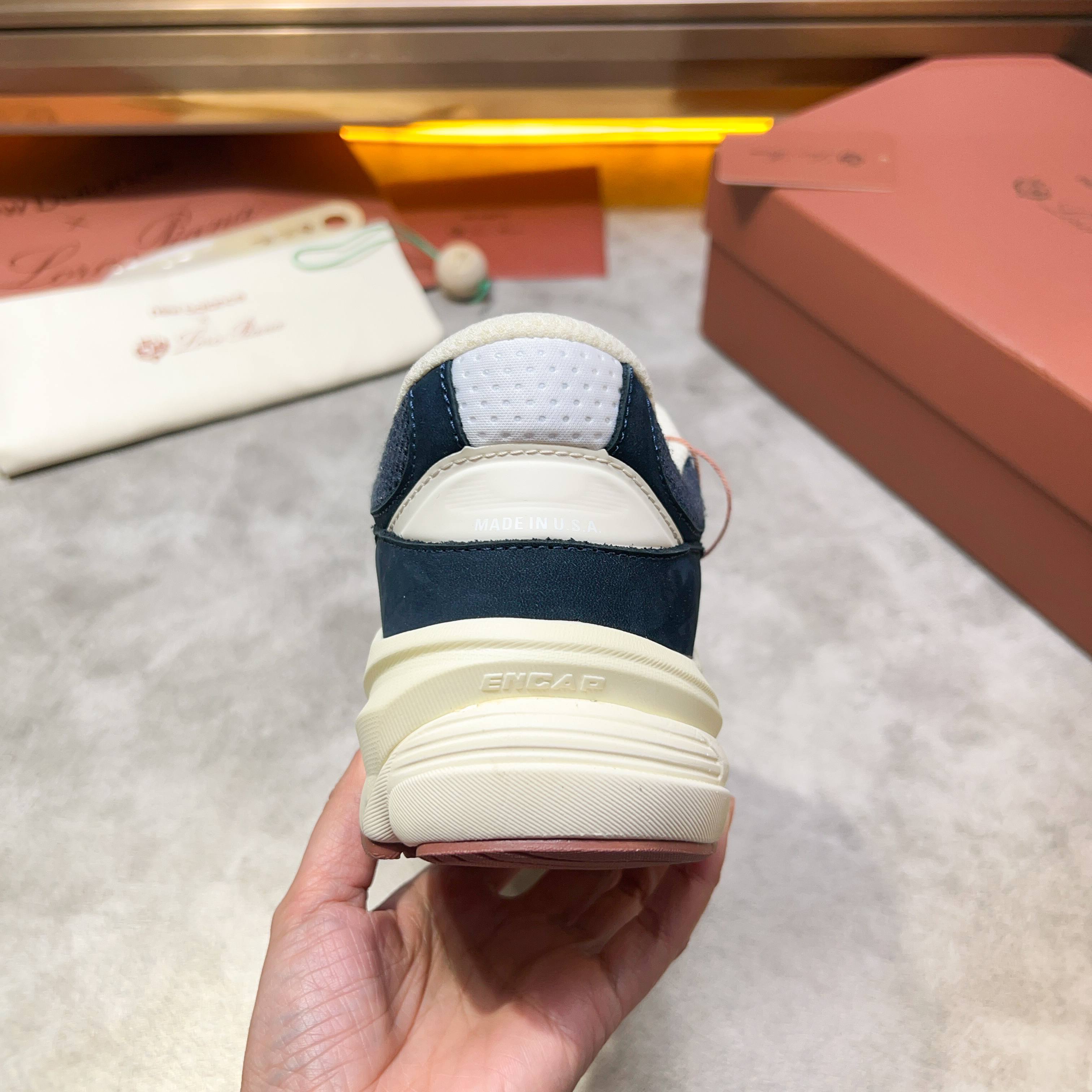 Loro Piana Four Seasons Walking Athletic Men's Shoes LP Jogging Shoes (Dongguan Production OEM Origi