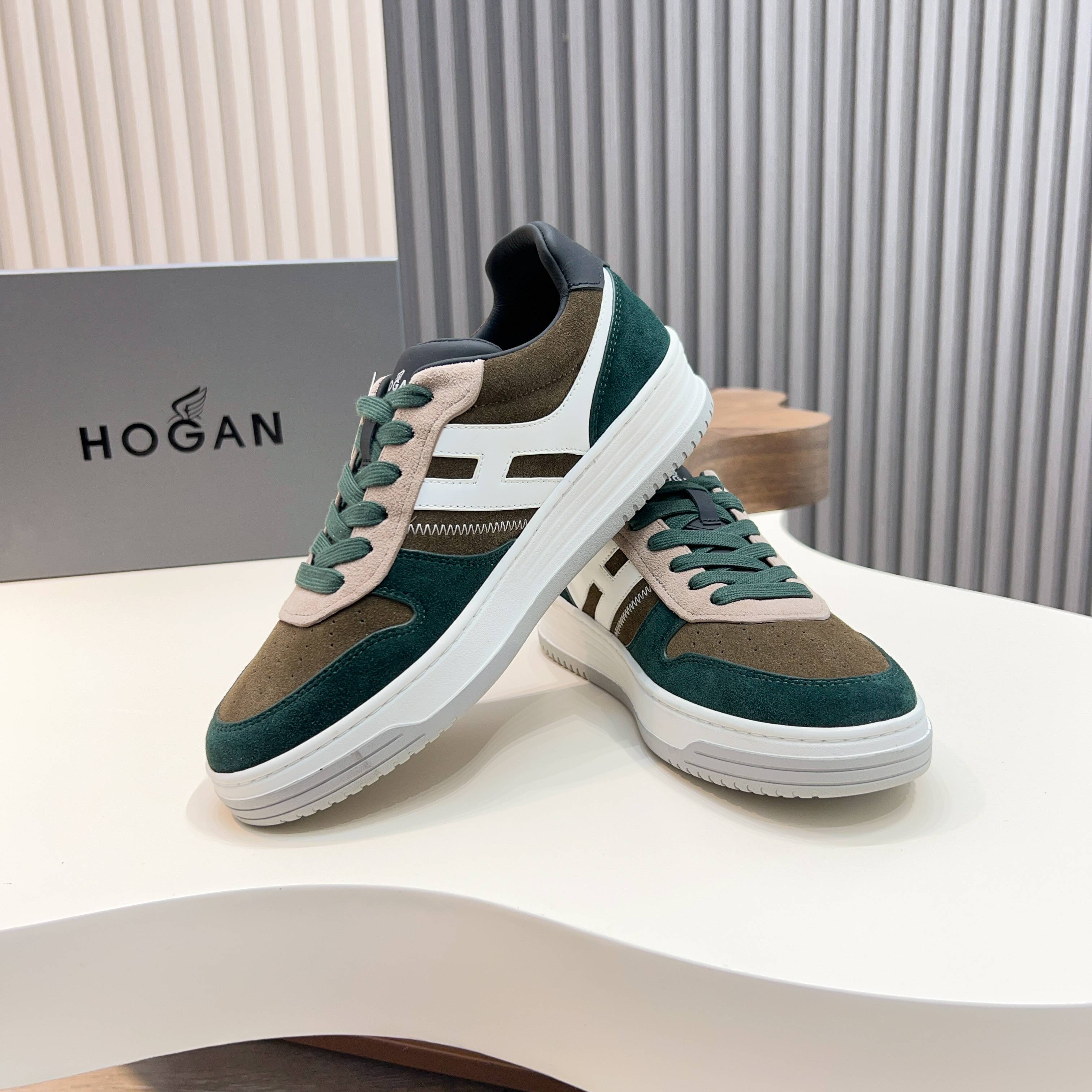 Hogan H630 Series Colorblock Sneakers - Retro Basketball Style, Size 39-44 8 a1741847708147 6541