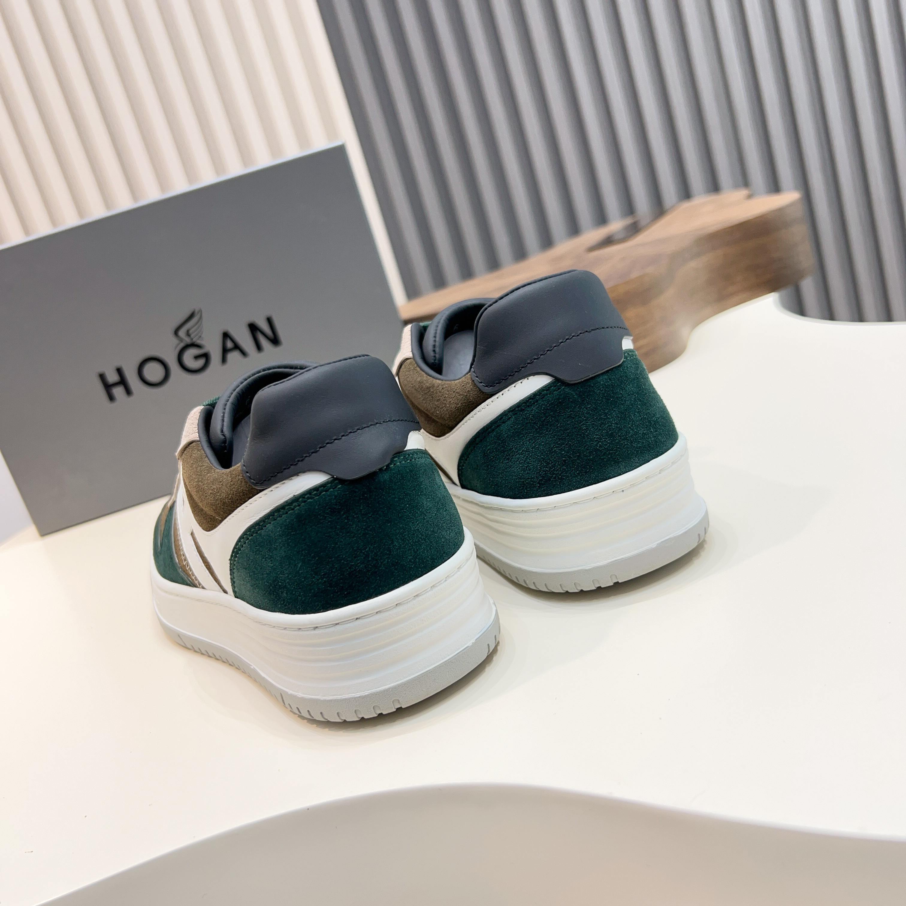 Hogan H630 Series Colorblock Sneakers - Retro Basketball Style, Size 39-44 9 a1741847735435 3035