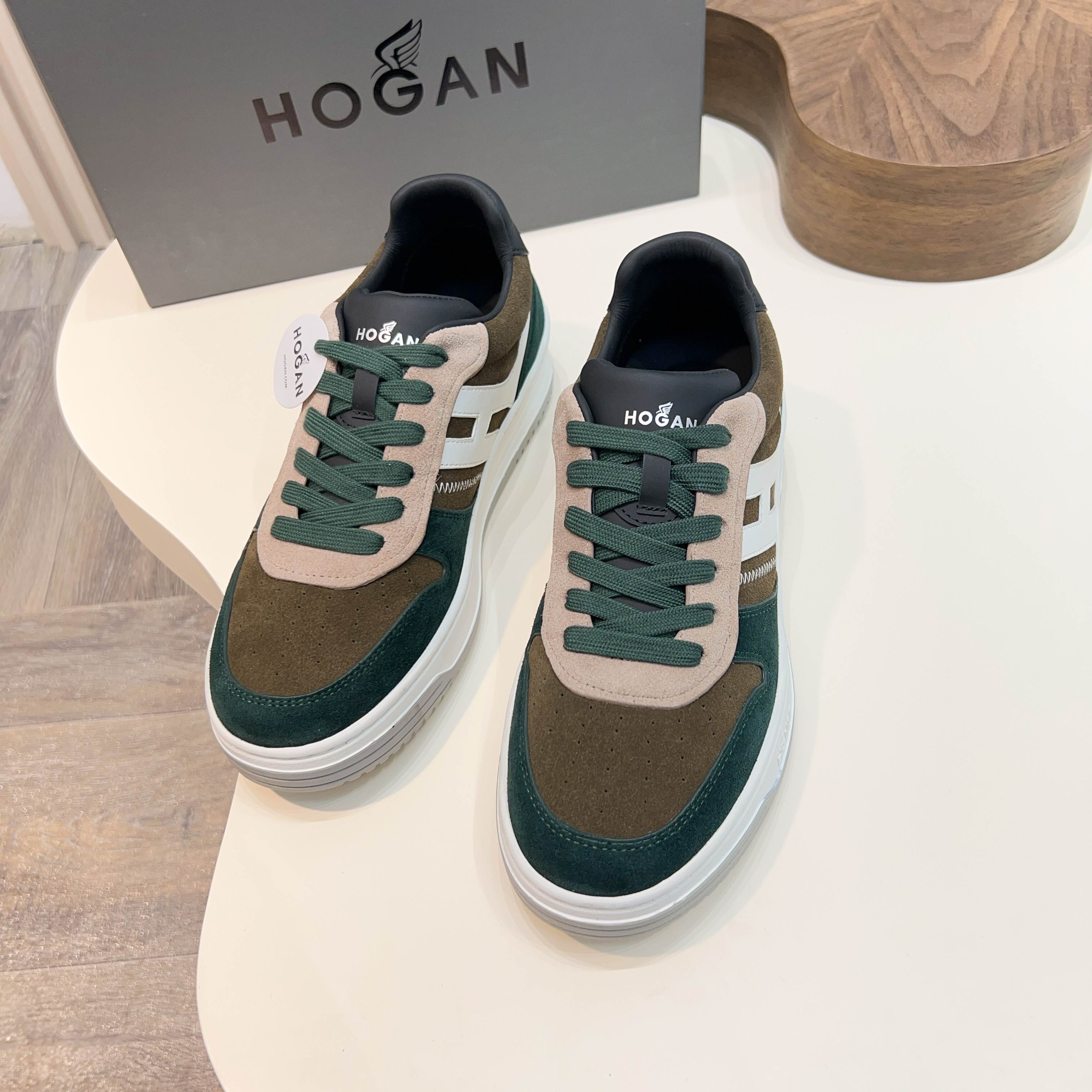 Hogan H630 Series Colorblock Sneakers - Retro Basketball Style, Size 39-44 10 a1741847735457 5028