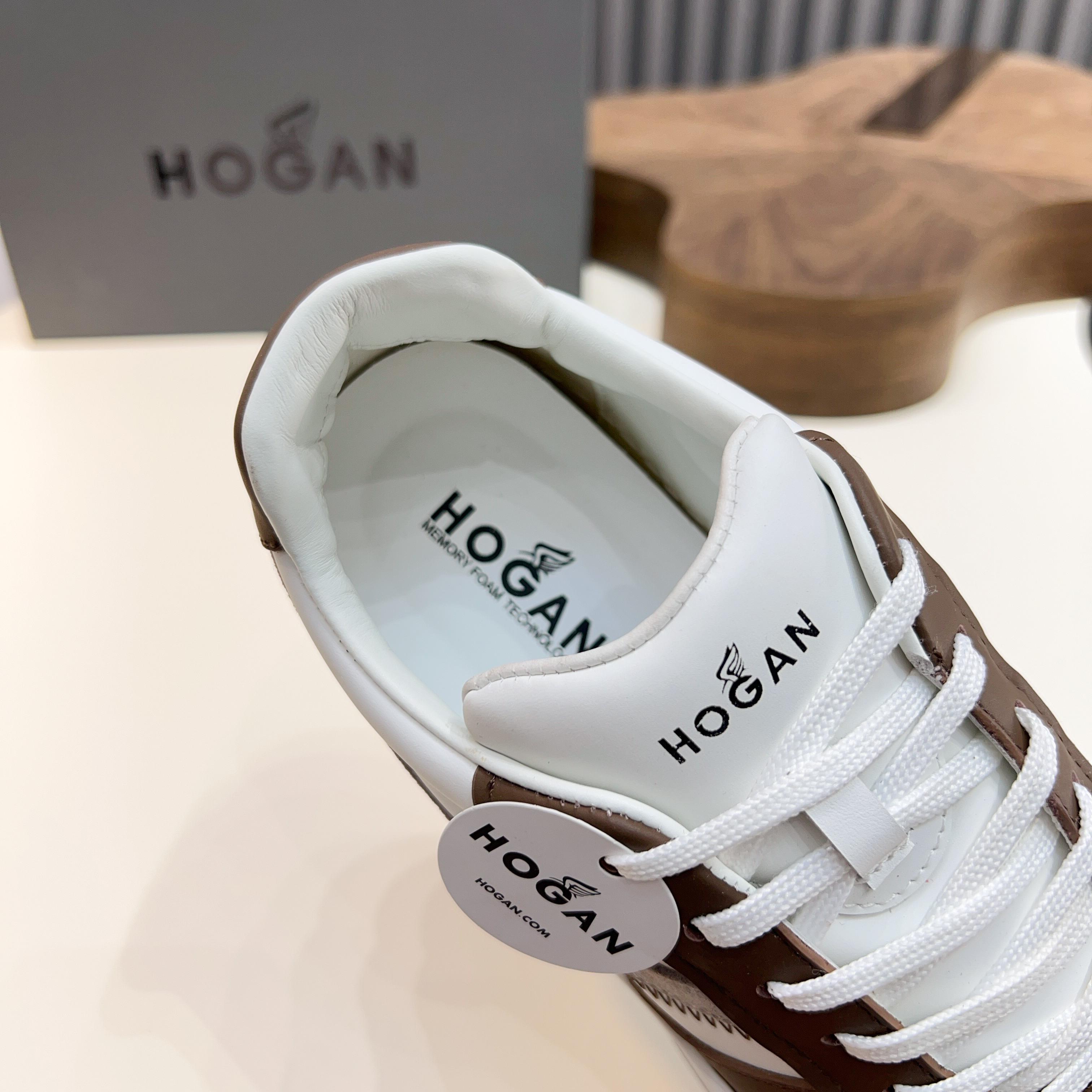 Hogan H630 Series Men's Color Block Sneakers Leather Upper, Breathable Design 6 a1741908259361 4728
