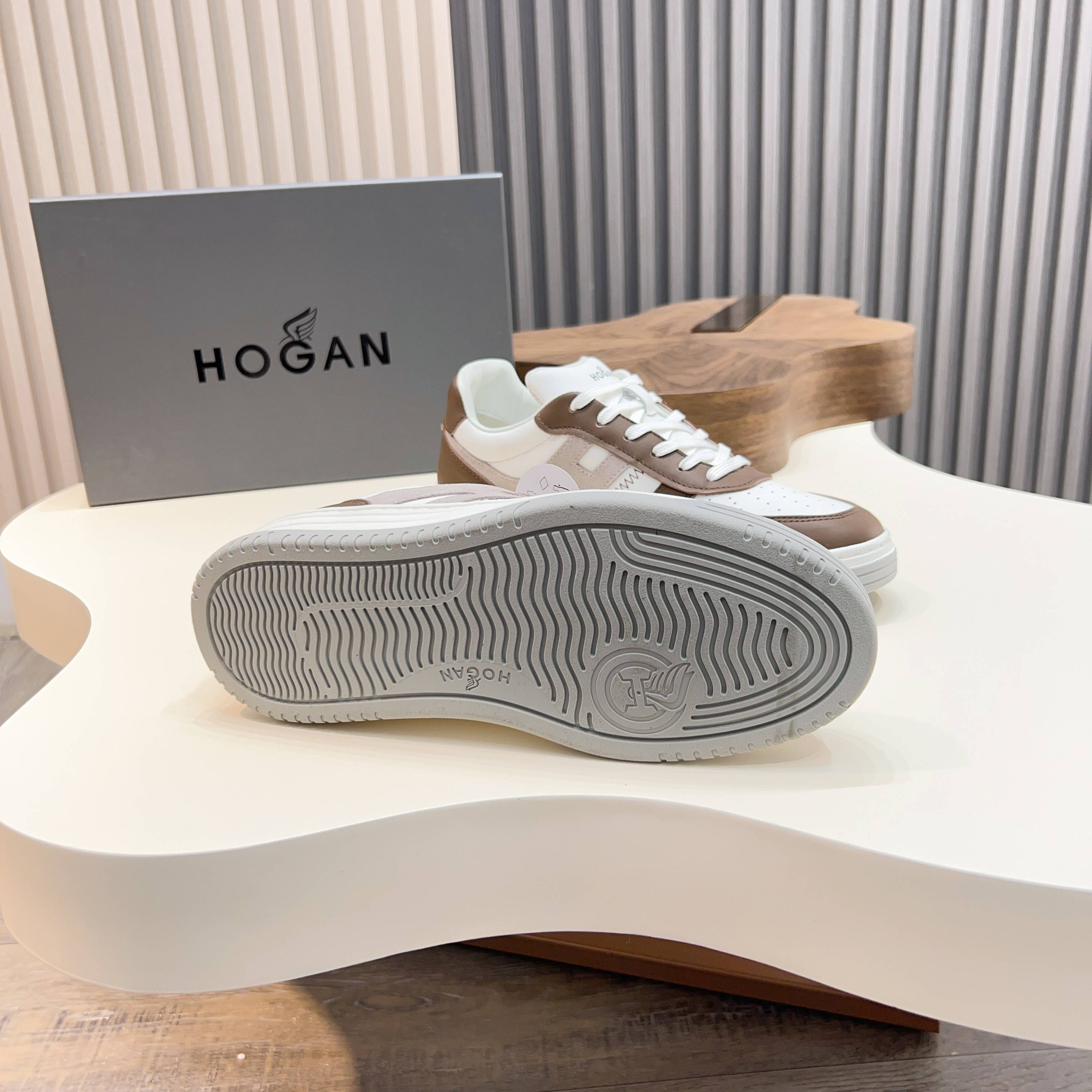 Hogan H630 Series Men's Color Block Sneakers Leather Upper, Breathable Design 4 a1741908259385 2677