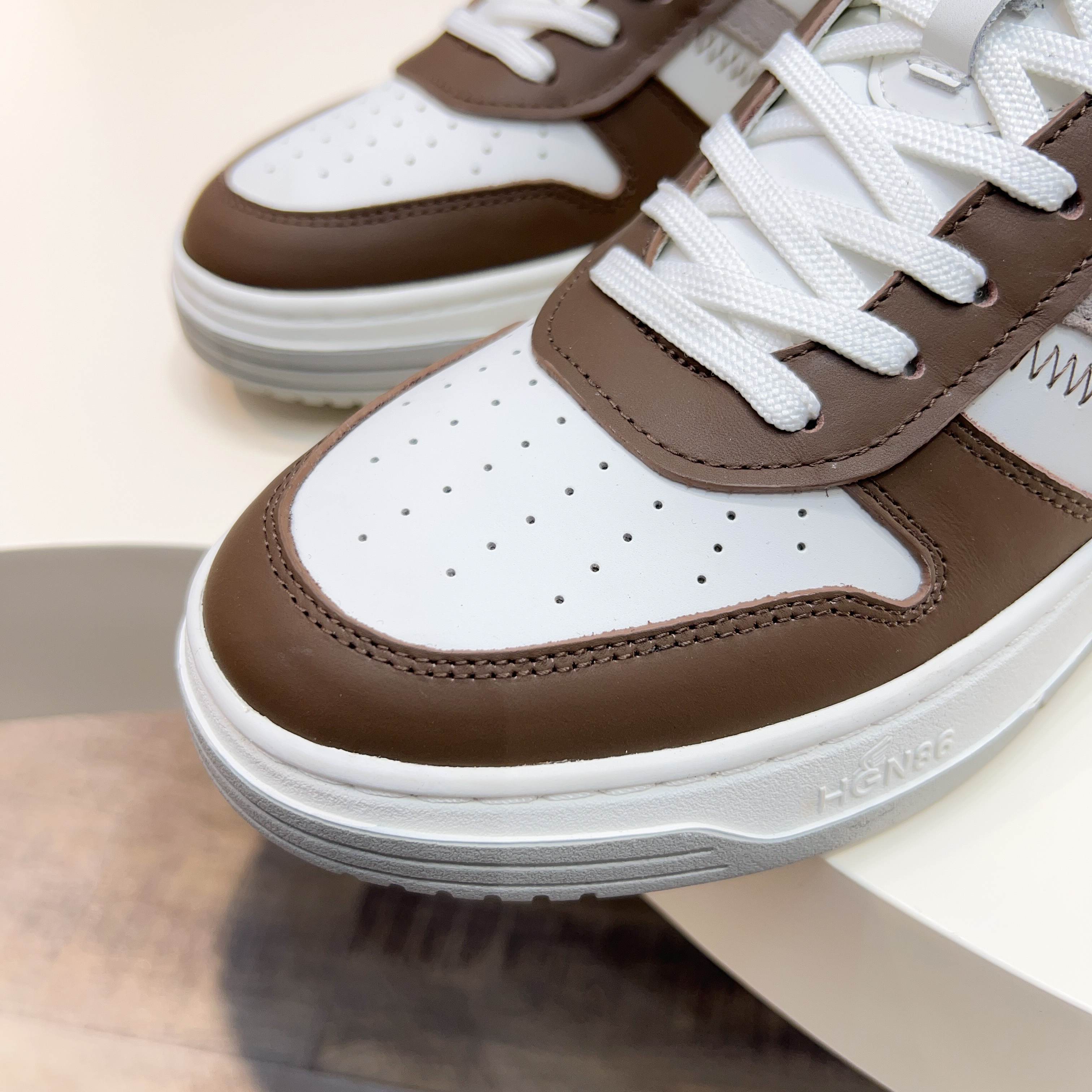 Hogan H630 Series Men's Color Block Sneakers Leather Upper, Breathable Design 5 a1741908259751 1024