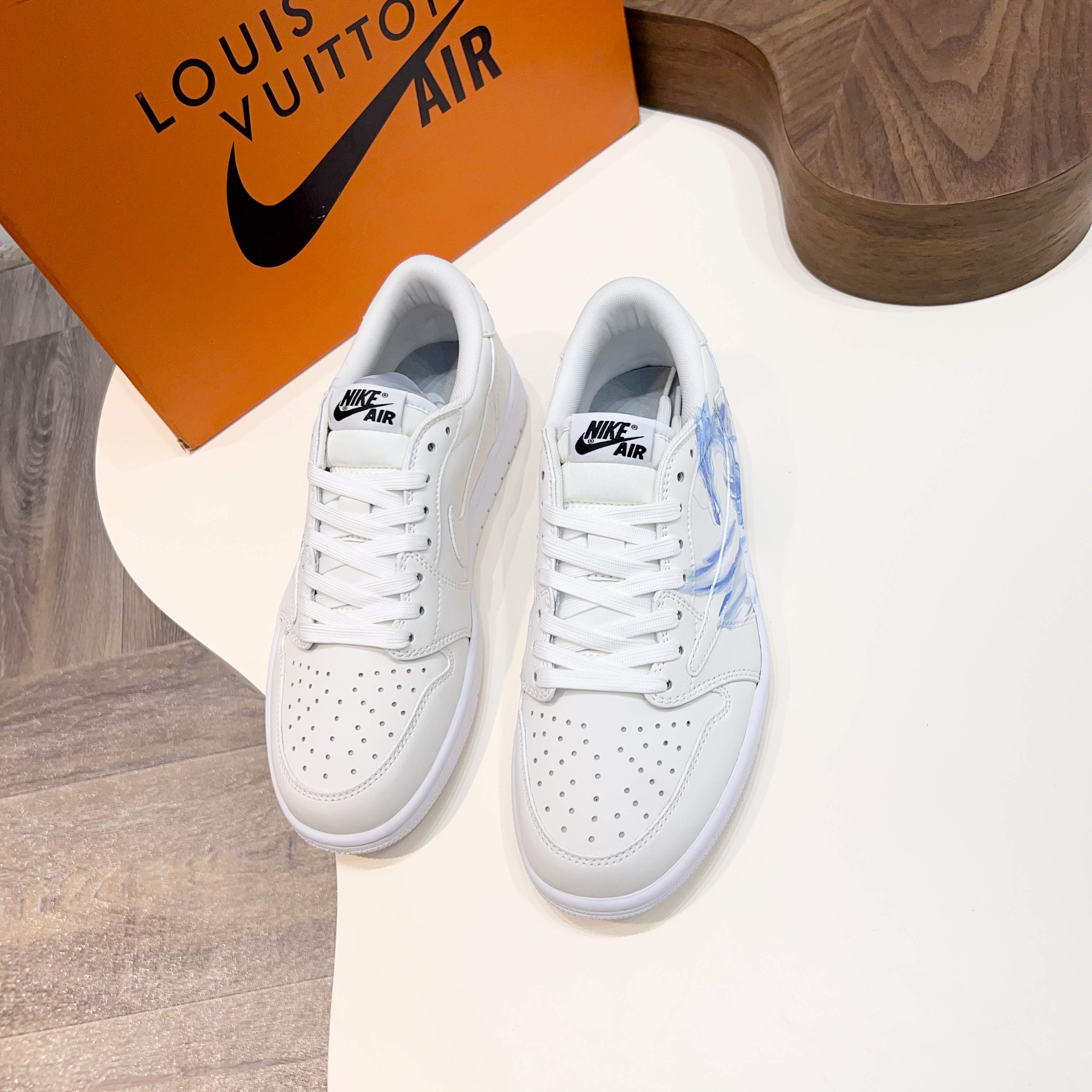 L.v x Nike Low-Top Sneakers Leather White Designer Shoes Size 39-44 8 a1741921211364 0104