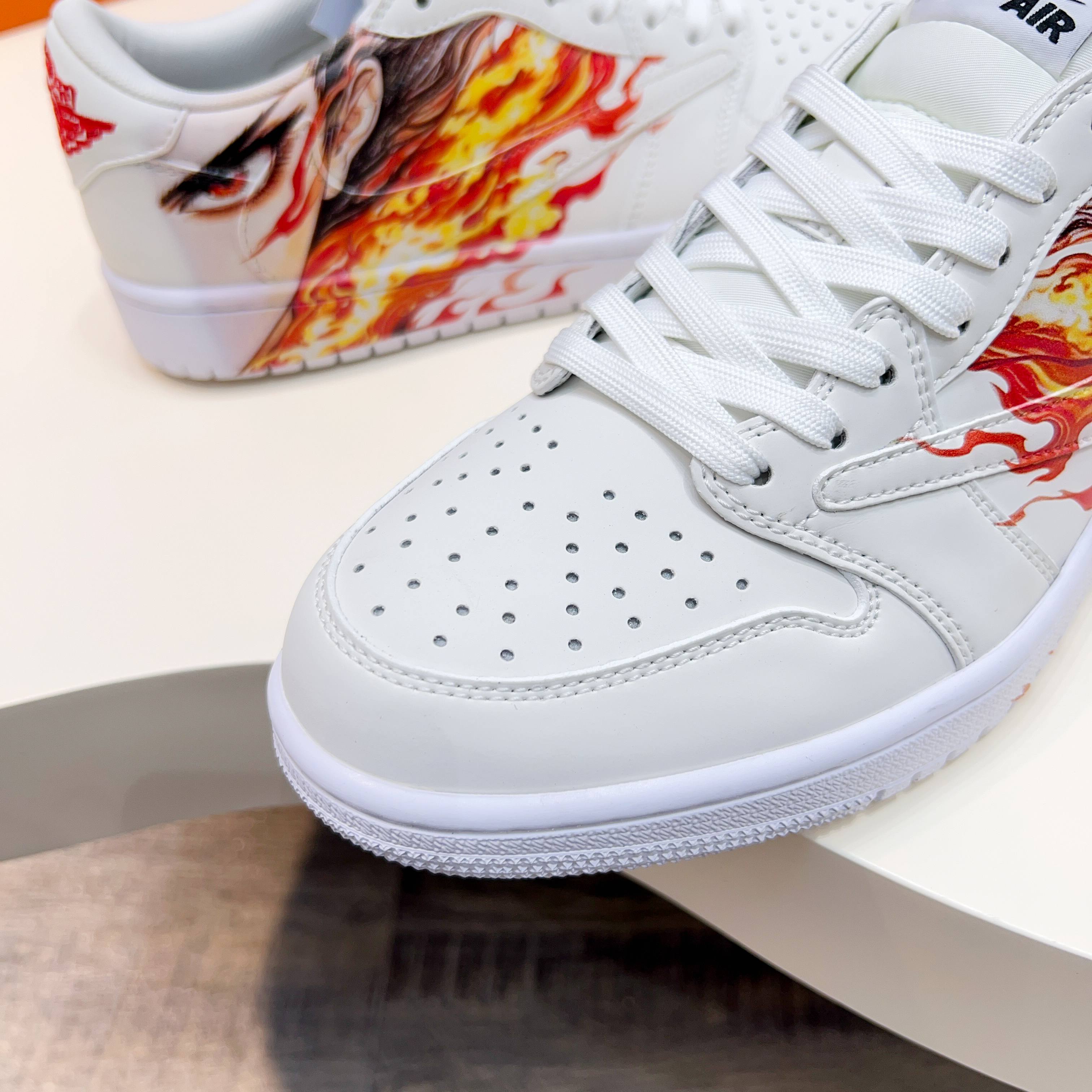 L.v x Nike Low-Top Leather Sneakers with Anime Print 5 a1741921232558 4357