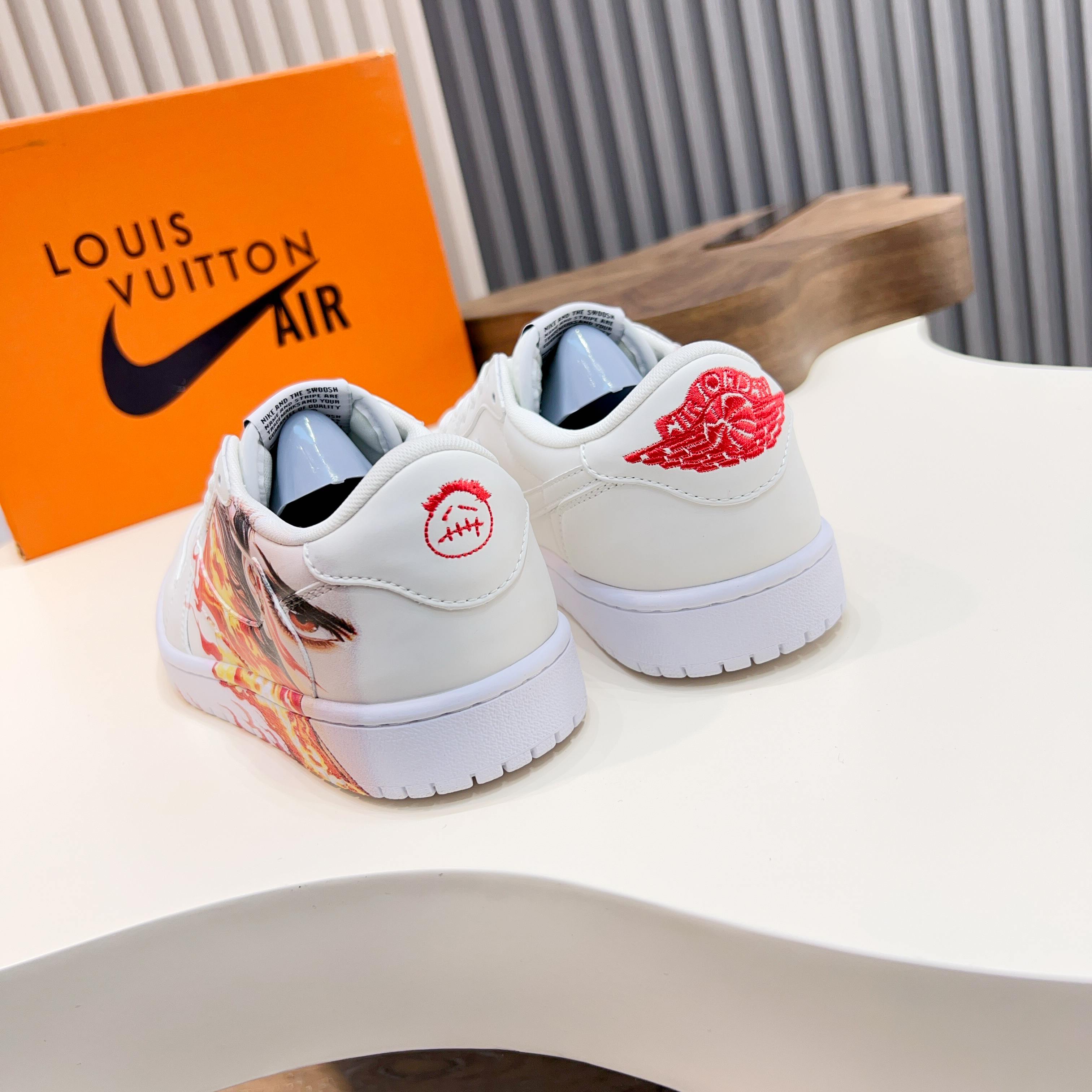 L.v x Nike Low-Top Leather Sneakers with Anime Print 9 a1741921235690 5661