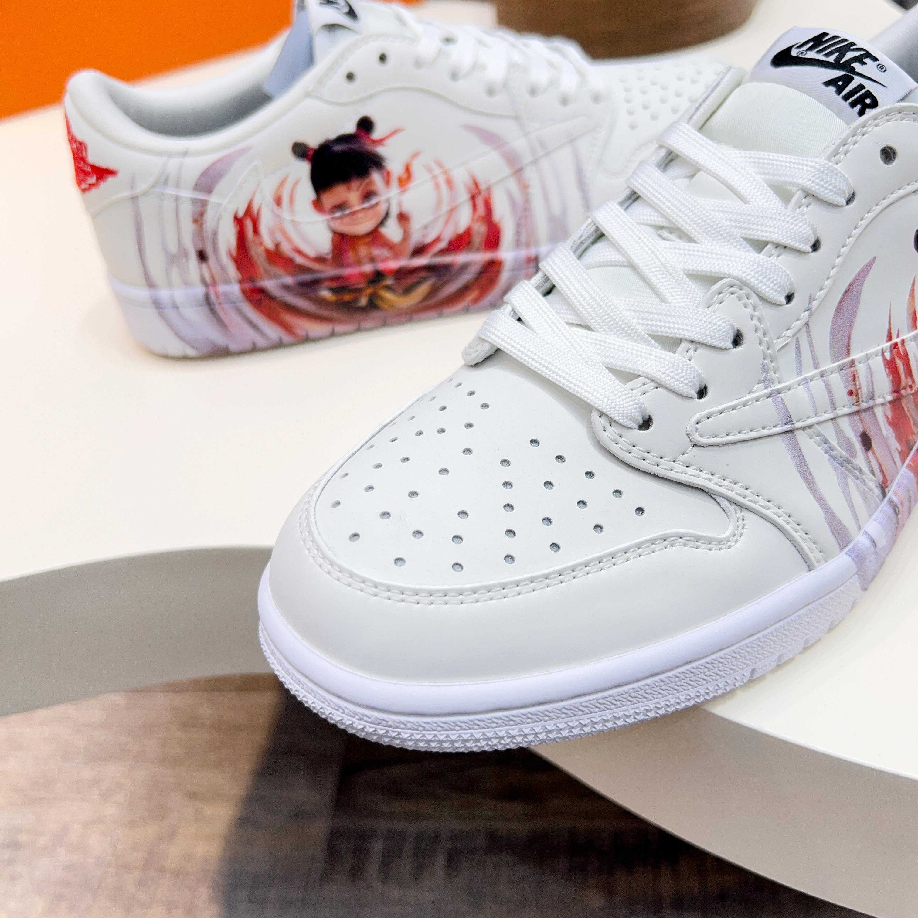 L.v X Nike Low-Top Sneakers - Leather, Print Logo, Fashionable & Versatile 4 a1741921324189 5831