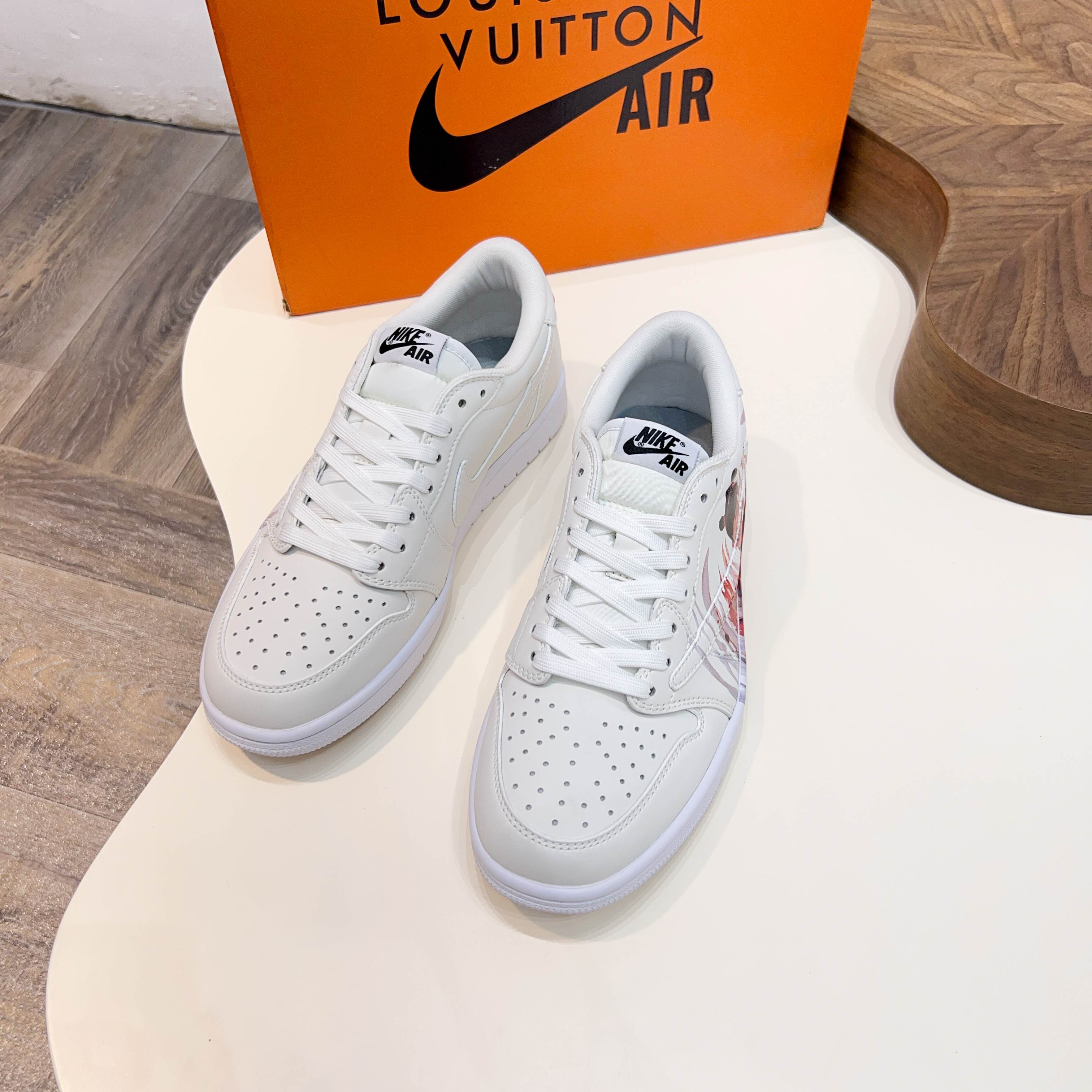 L.v X Nike Low-Top Sneakers - Leather, Print Logo, Fashionable & Versatile 9 a1741921324479 6583