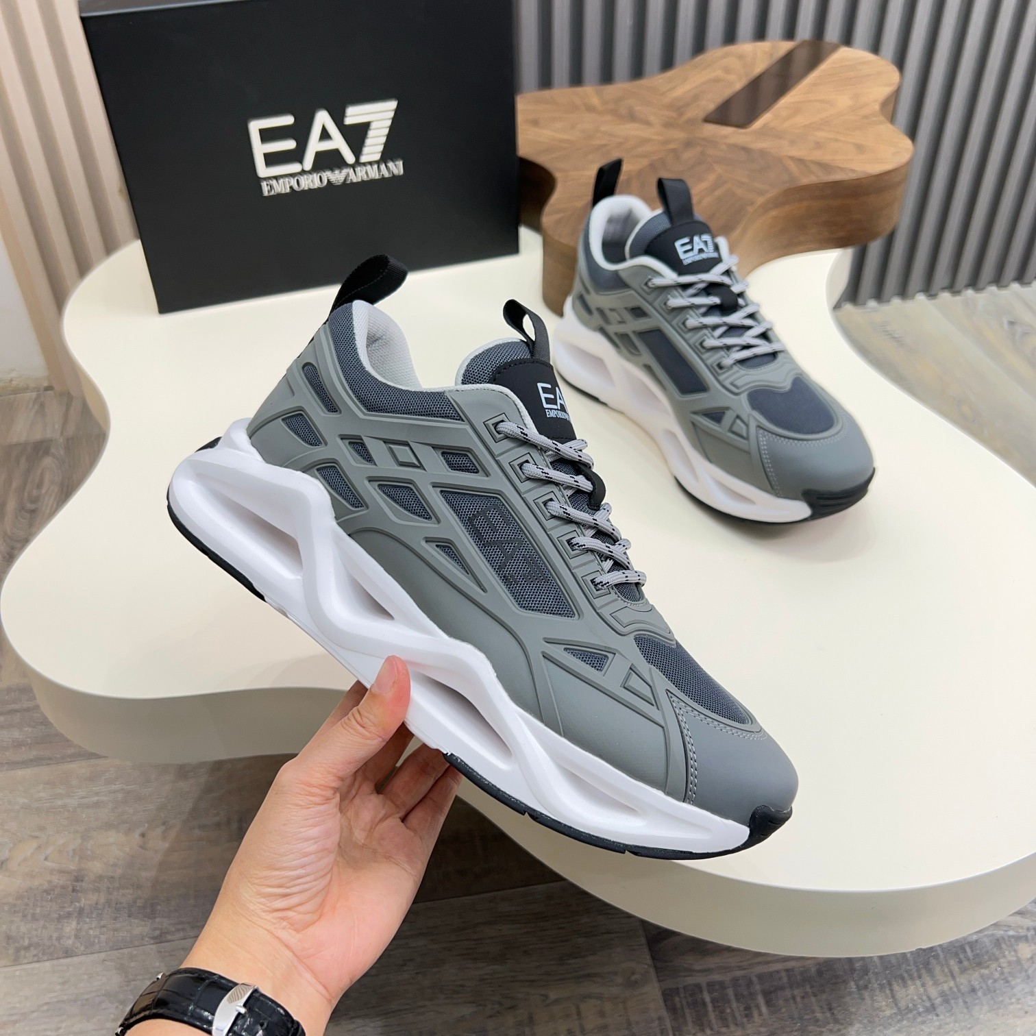 Emporio Armani EA7 Men's Sneakers - Comfort, Style, and Craftsmanship 3 a1743060865574 3418