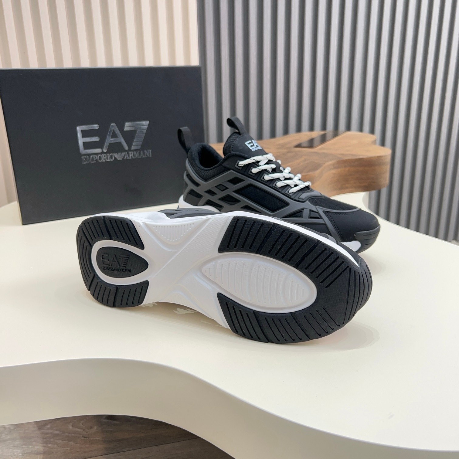 Emporio Armani Men's EA7 Sneakers, Stylish and Comfortable, Sizes 39-44 5 a1743060886677 5434