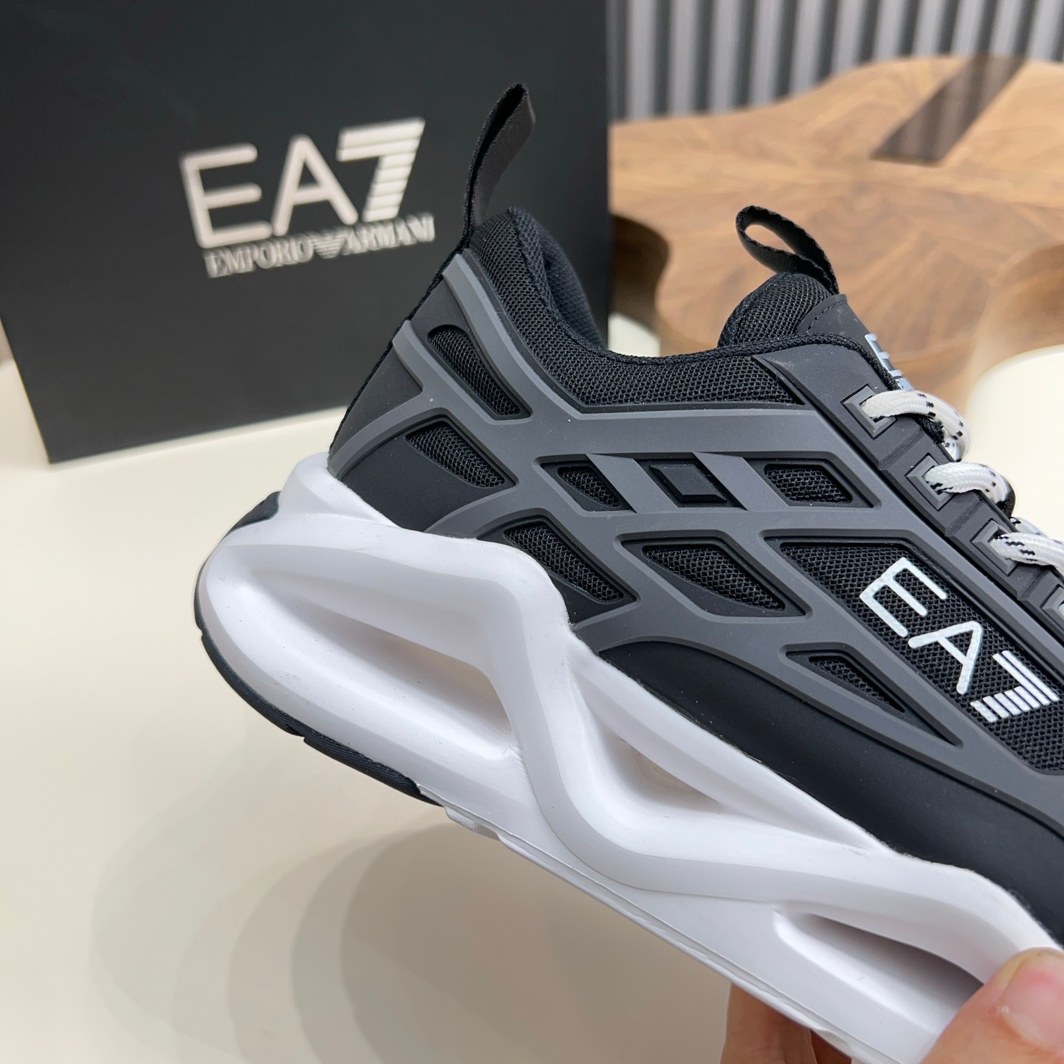 Emporio Armani Men's EA7 Sneakers, Stylish and Comfortable, Sizes 39-44 6 a1743060886746 4500