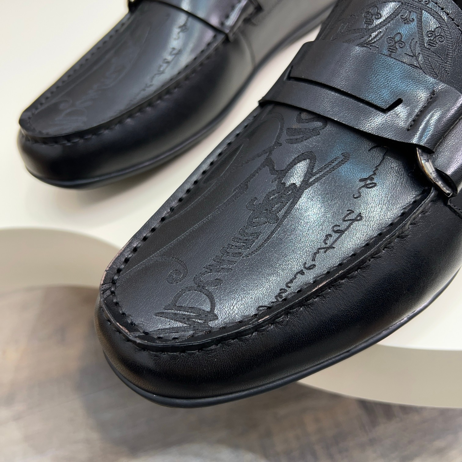 Berluti Handmade Leather Loafers, Italian Calfskin, Men's Dress Shoes Size 39-44 8 a1743061137495 7738