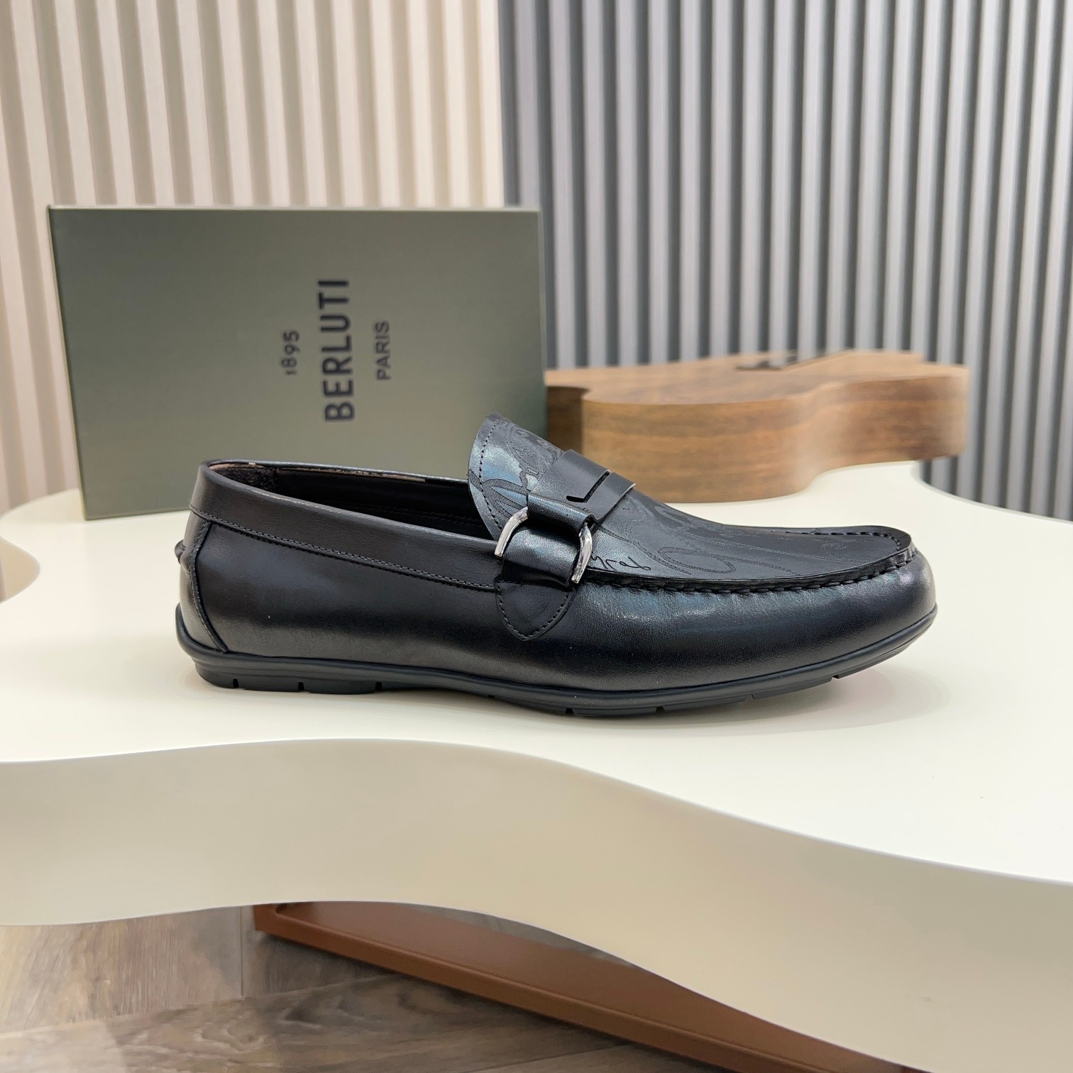 Berluti Handmade Leather Loafers, Italian Calfskin, Men's Dress Shoes Size 39-44 11 a1743061137571 2567