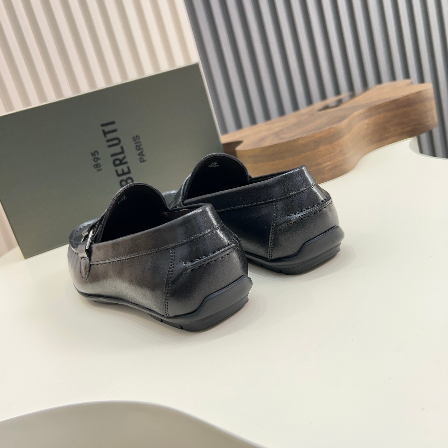 Berluti Handmade Leather Loafers, Italian Calfskin, Men's Dress Shoes Size 39-44 9 a1743061137583 4631