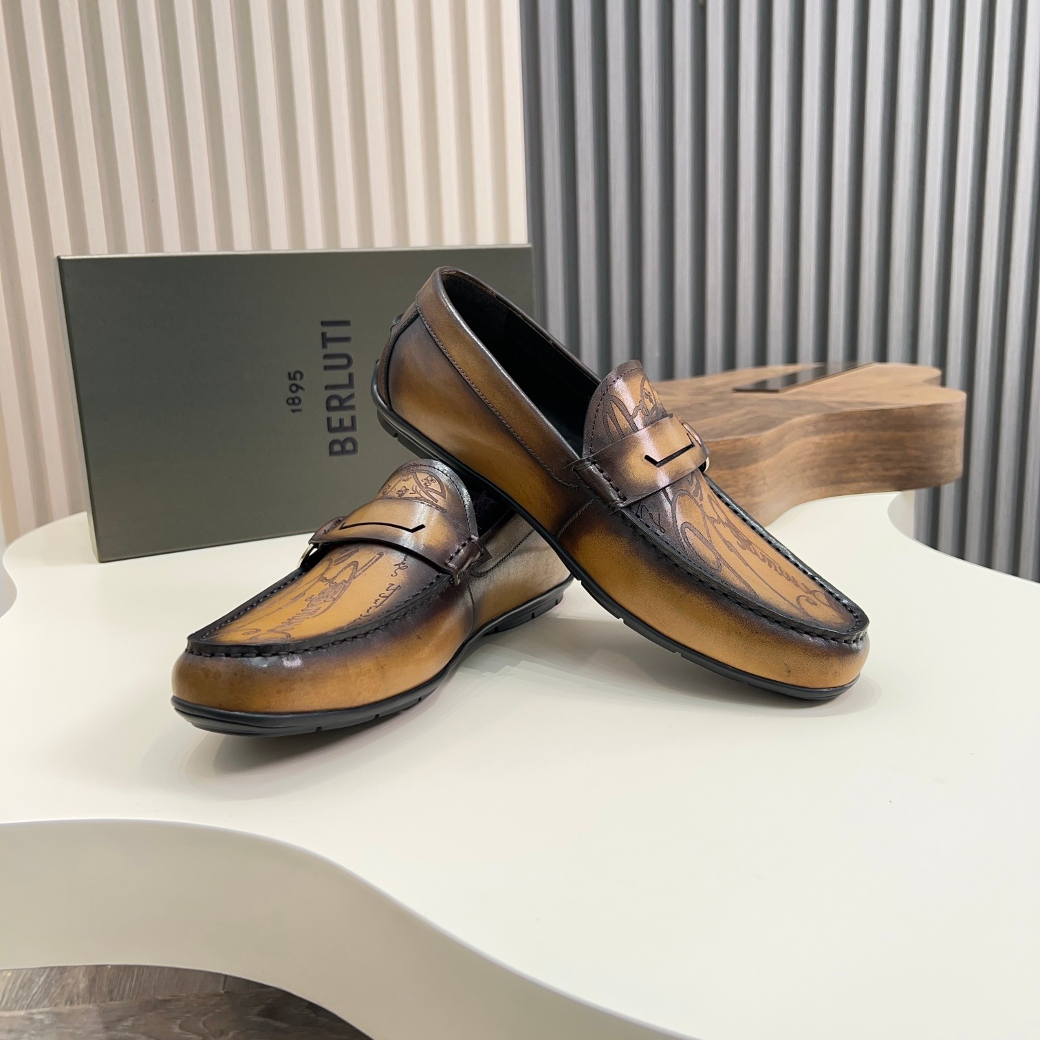 Berluti Handmade Leather Loafers for Men - Italian Calfskin, Sizes 39-44 4 a1743061138071 3457