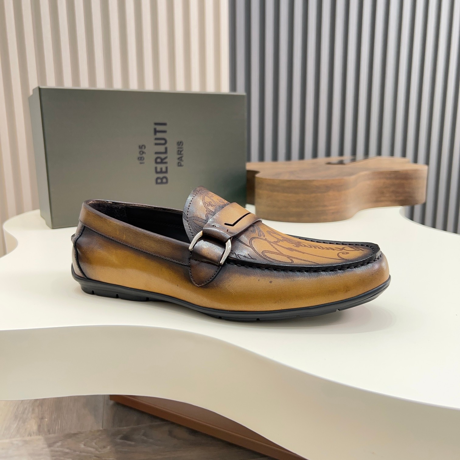 Berluti Handmade Leather Loafers for Men - Italian Calfskin, Sizes 39-44 7 a1743061153037 2855