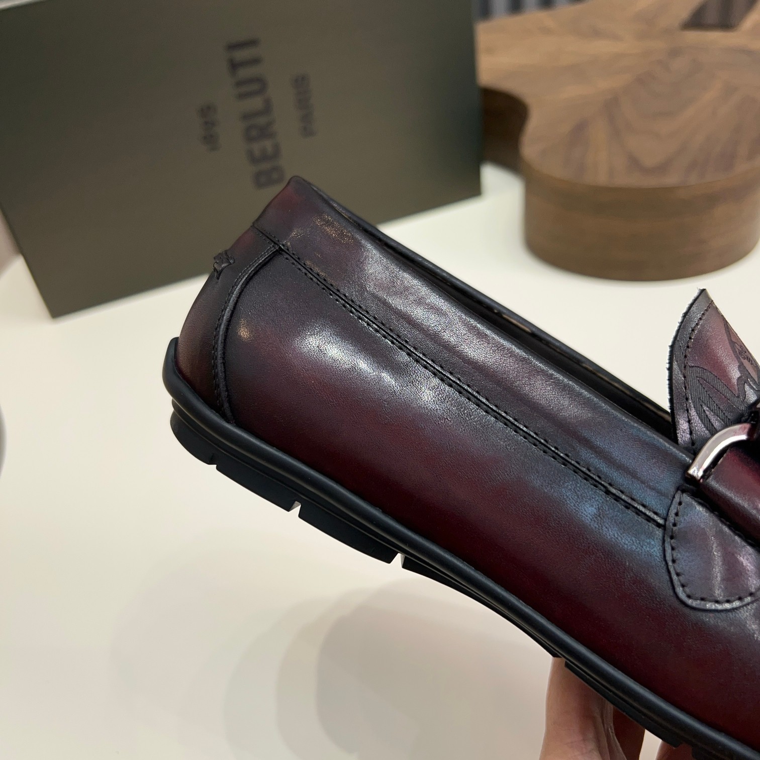 Berluti Men's Handmade Leather Loafers - Italian Calfskin, Exquisite Craftsmanship 5 a1743061159284 0705