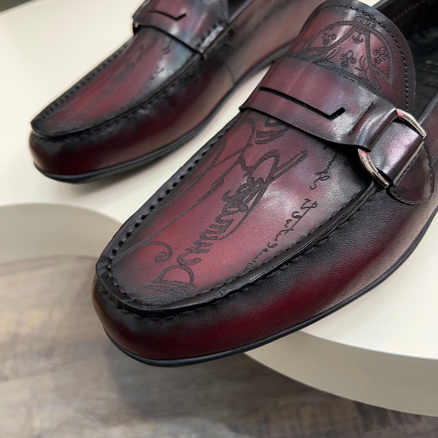 Berluti Men's Handmade Leather Loafers - Italian Calfskin, Exquisite Craftsmanship 8 a1743061168827 2228