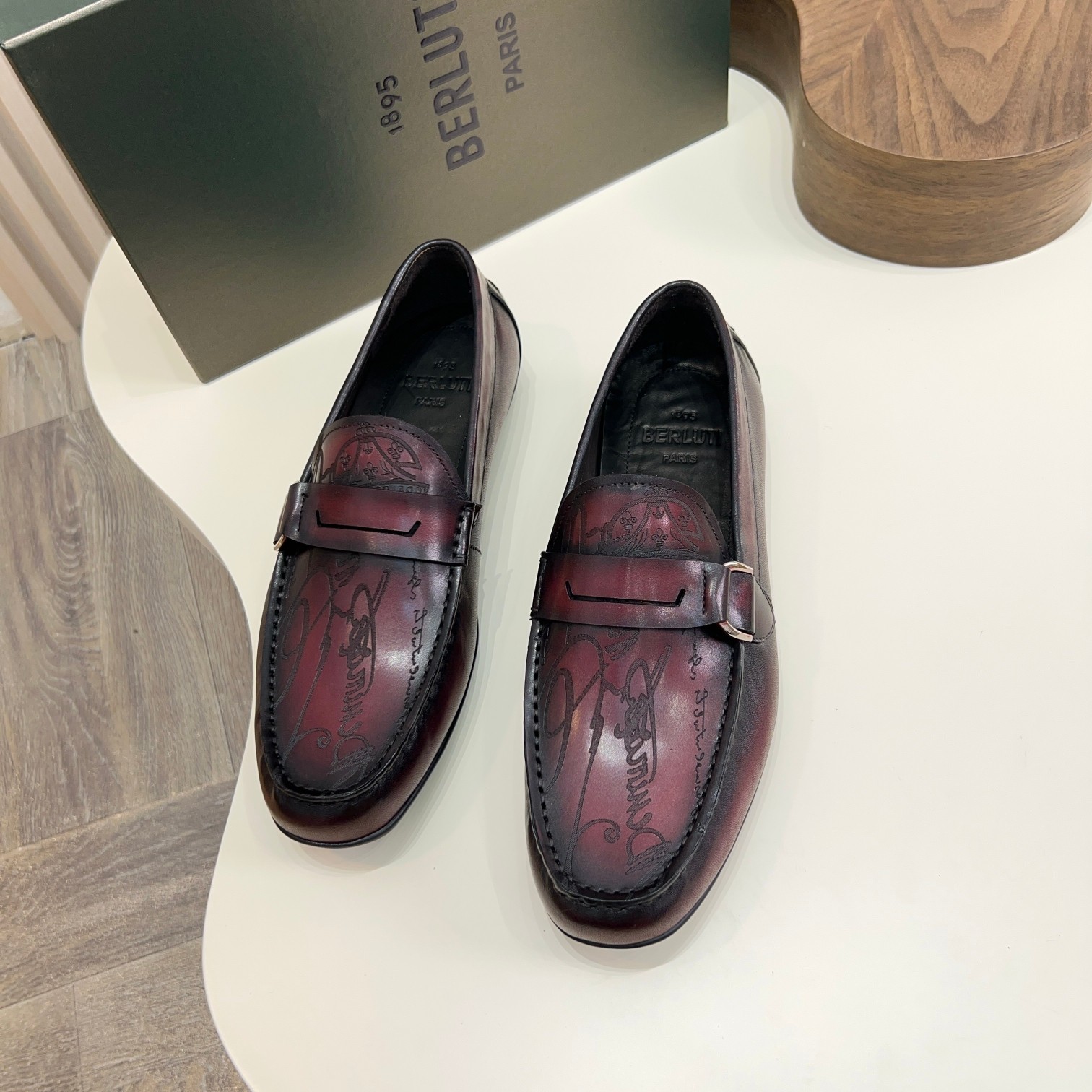 Berluti Men's Handmade Leather Loafers - Italian Calfskin, Exquisite Craftsmanship 10 a1743061168834 6338