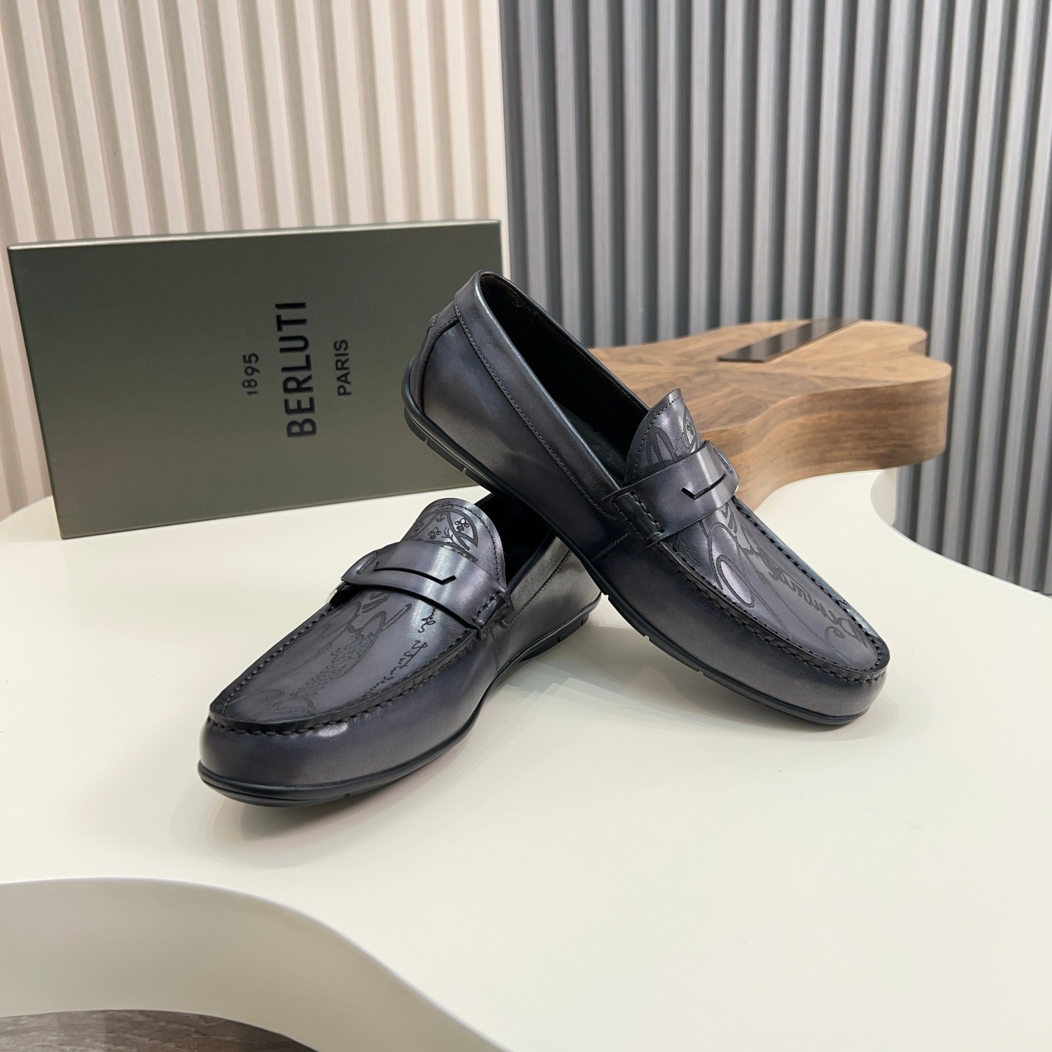Berluti Men's Handmade Leather Loafers, Italian Calfskin - Sizes 39-44 4 a1743061177862 0154