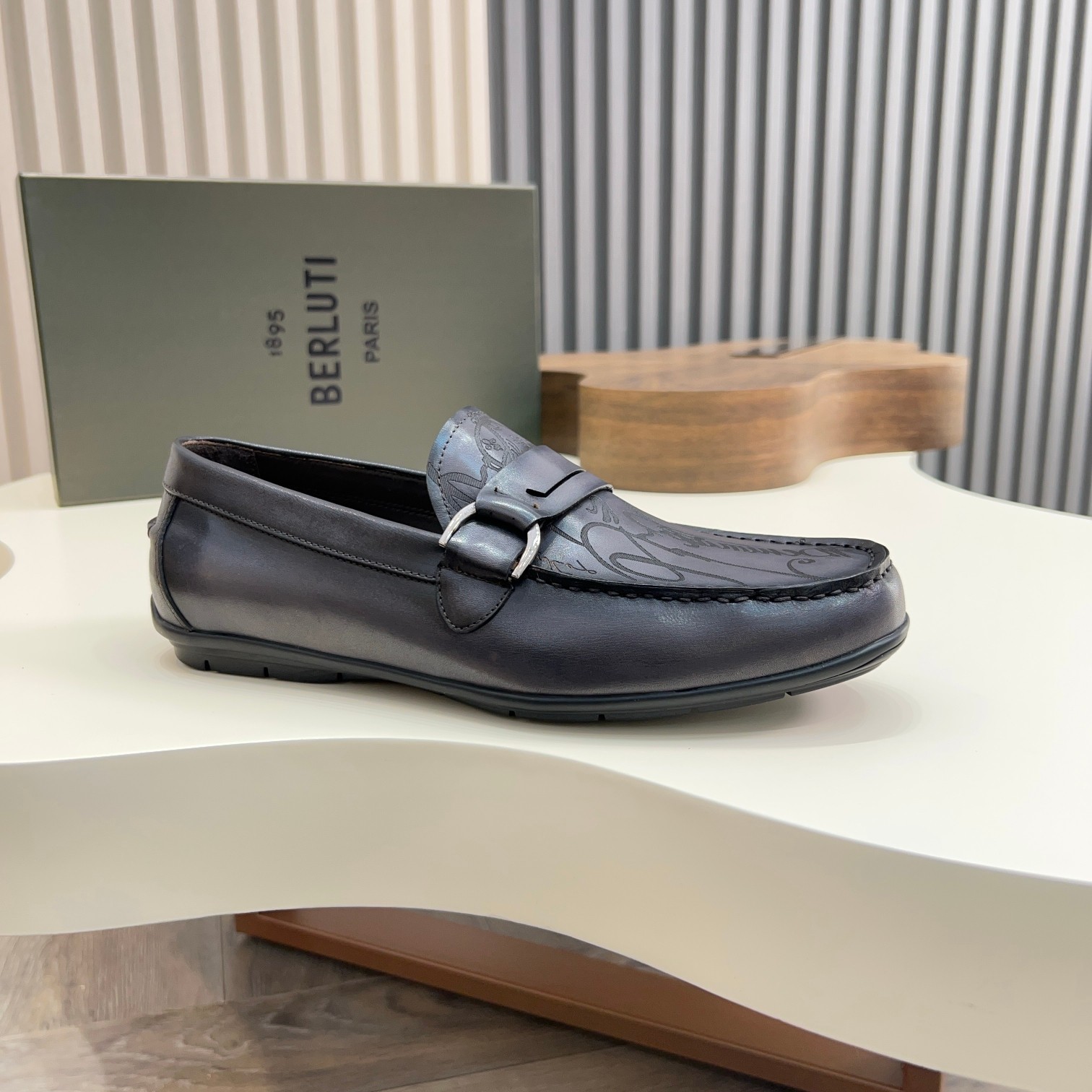 Berluti Men's Handmade Leather Loafers, Italian Calfskin - Sizes 39-44 5 a1743061177932 0031