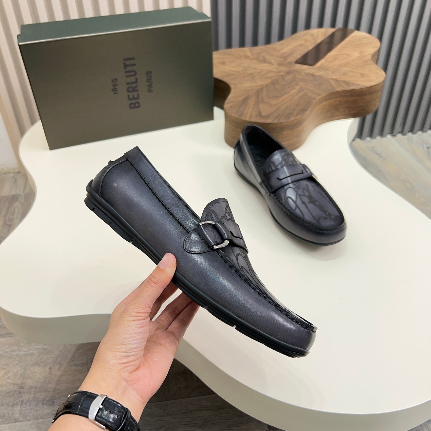 Berluti Men's Handmade Leather Loafers, Italian Calfskin - Sizes 39-44 3 a1743061177976 1613